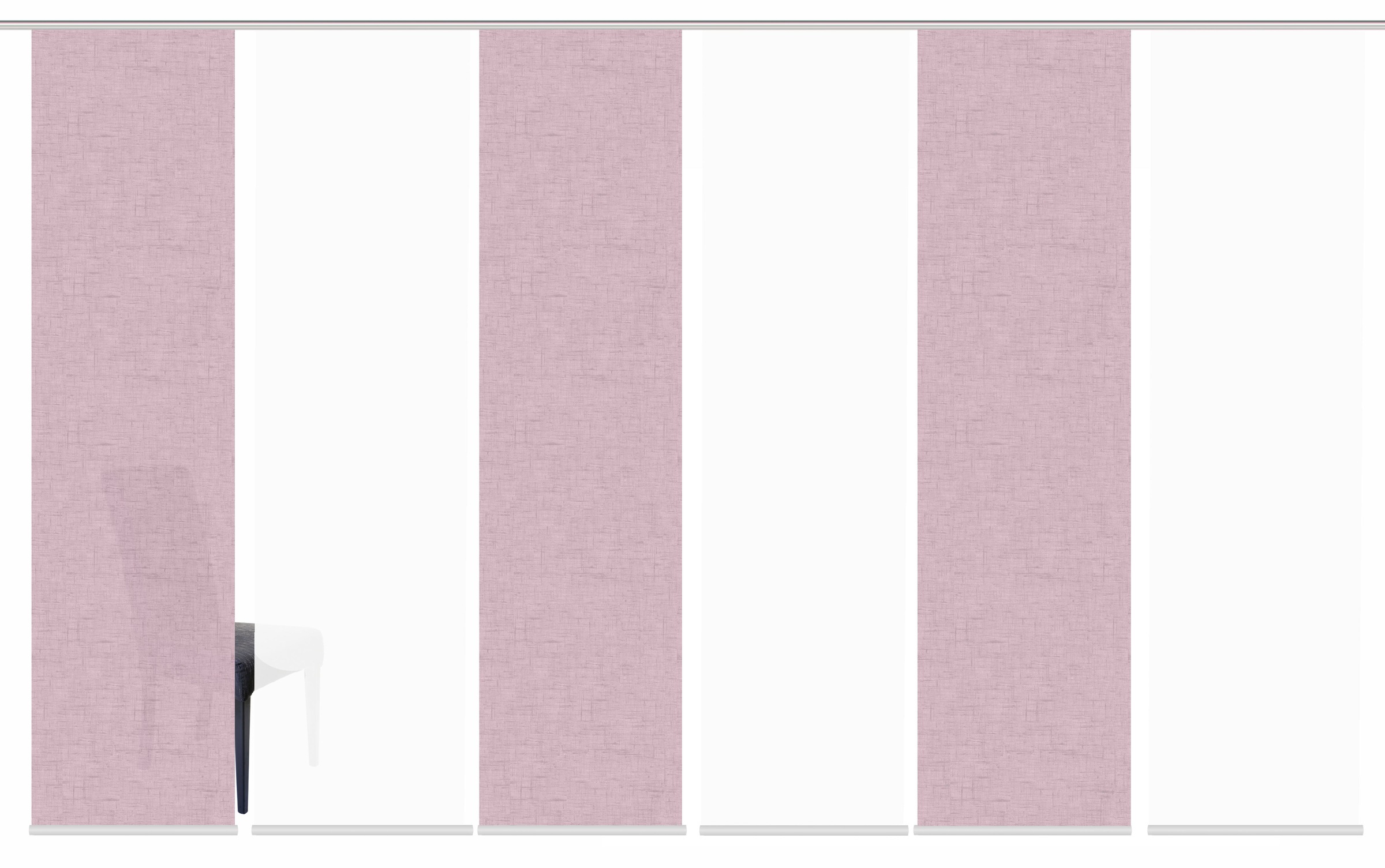 HOME WOHNIDEEN Schiebegardine "PIVE 6er SET" Paneelwagen 6 Stk. tlg. Schieb günstig online kaufen