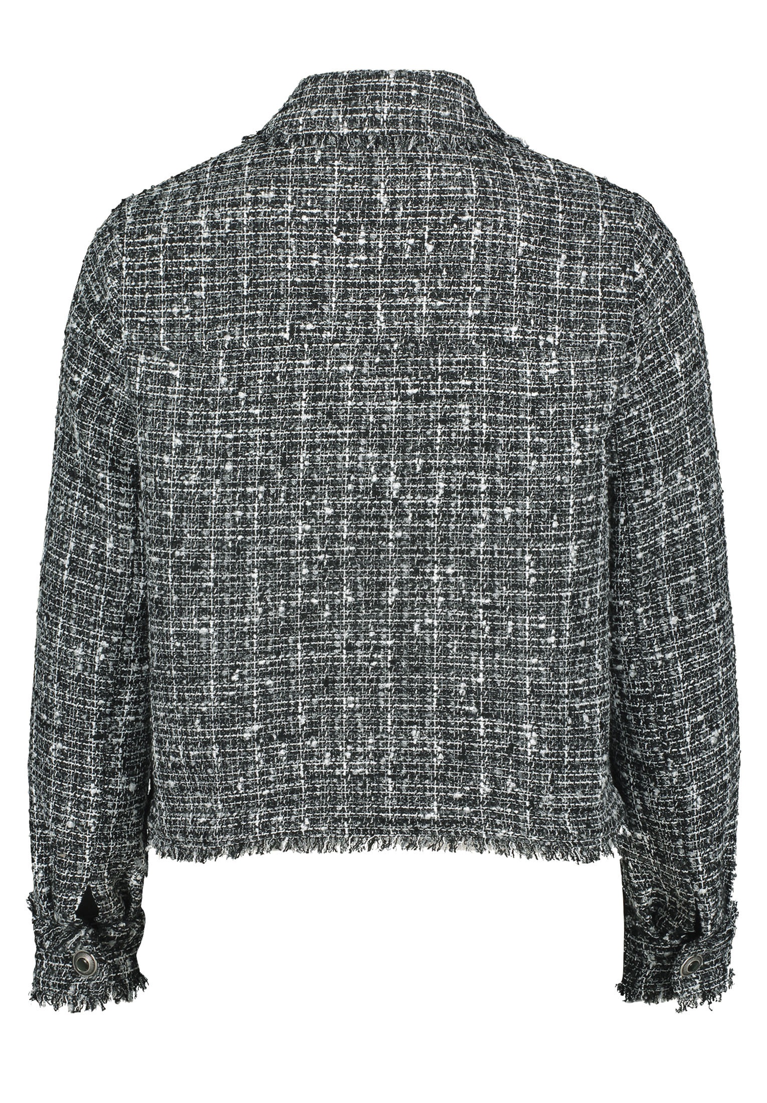 Thumbnail - Cartoon Jackenblazer "Cartoon Damen Tweedblazer mit Fransen", Material