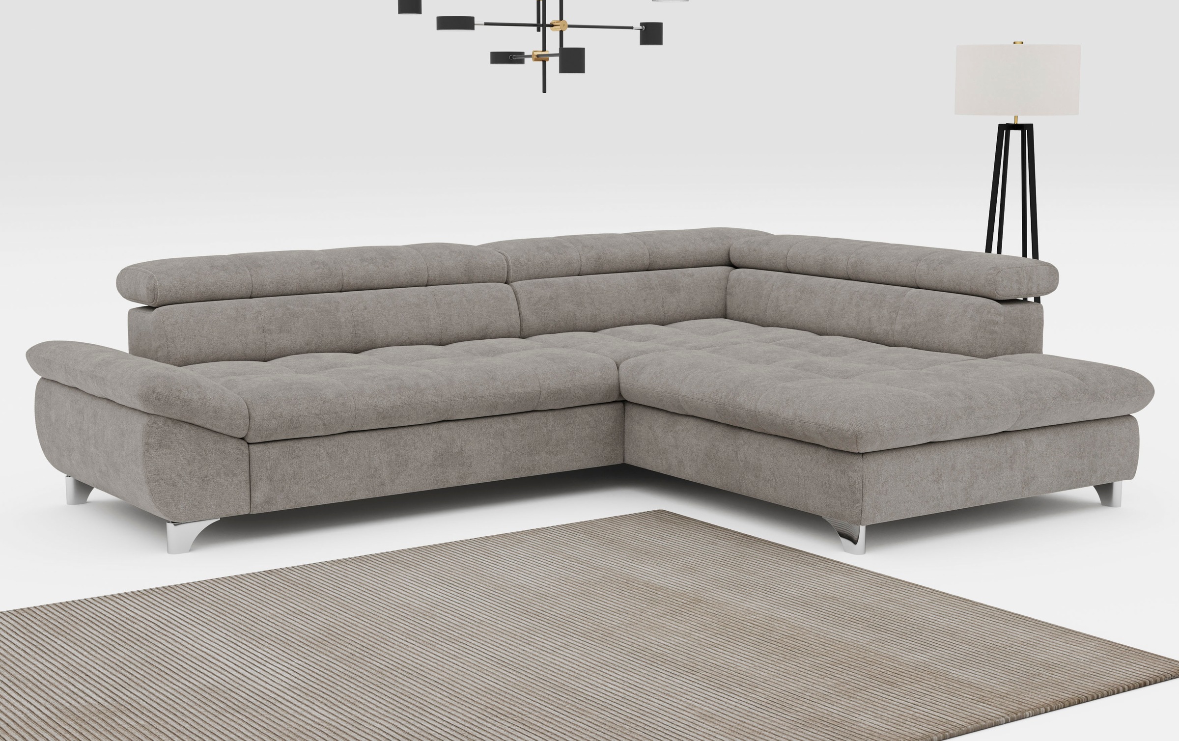  COTTA Ecksofa »Gemini L-Form« su Kopfv...