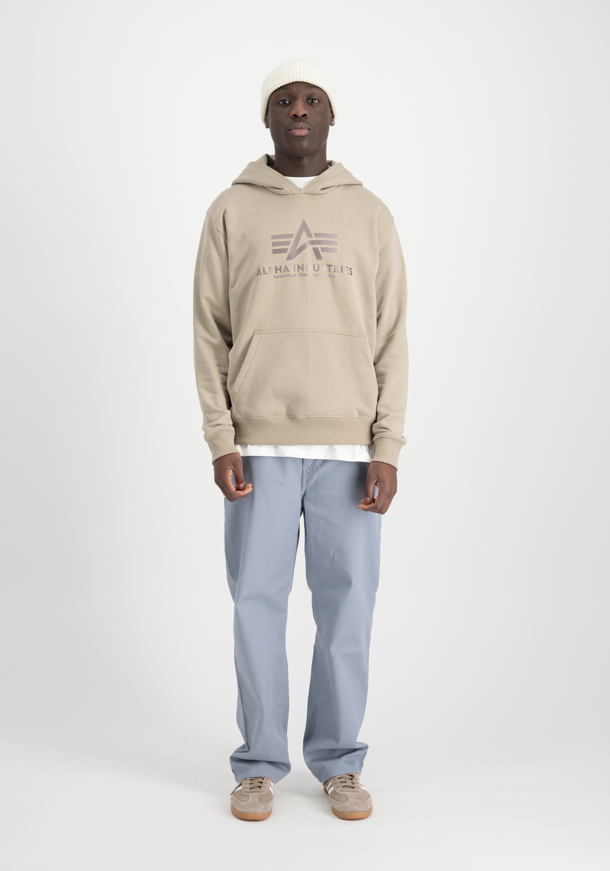Alpha Industries Hoodie »Alpha Industries Men - Hoodies Basic Hoodie Carbon«