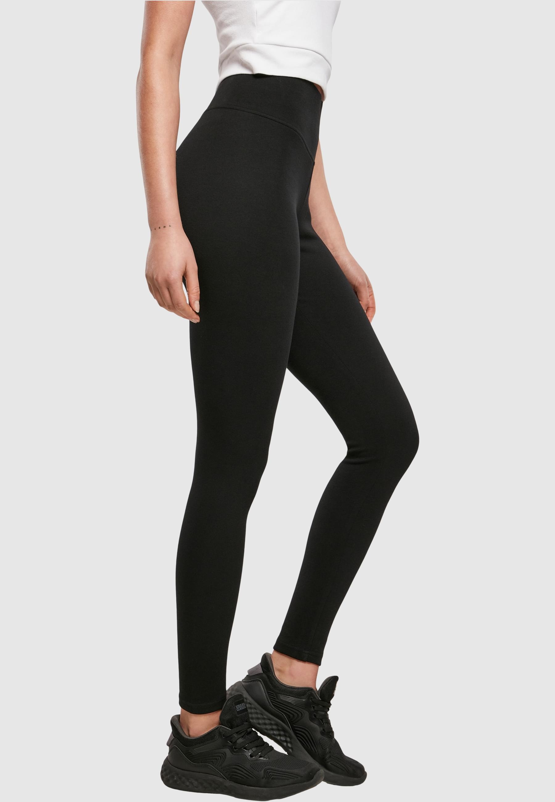 URBAN CLASSICS Leggings »Urban Classics Damen Ladies High Waist Branded Leggings«, (1 tlg.)