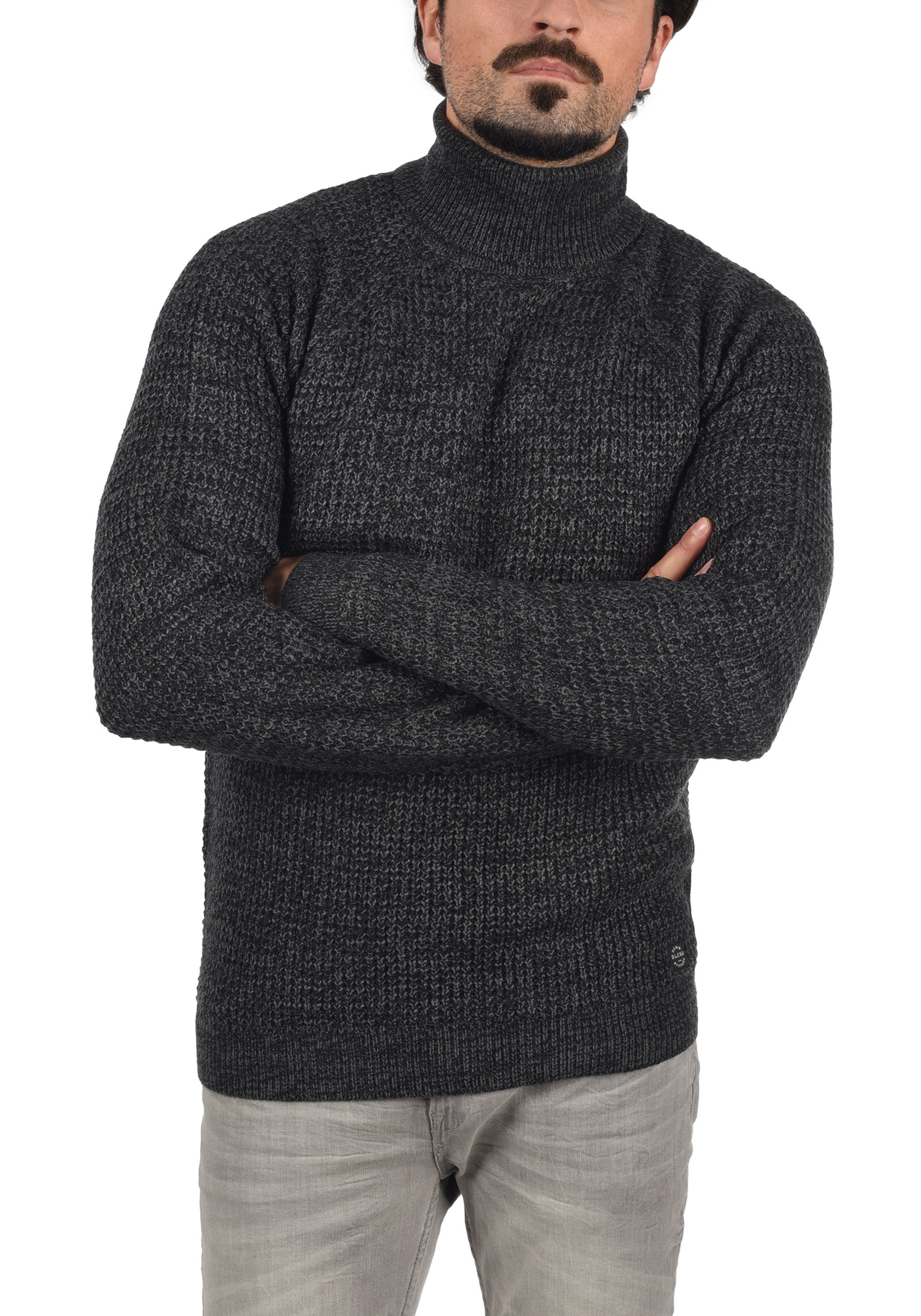 Blend Rollkragenpullover "BHCarrizo", Grobstrick Pullover mit Rollkragen günstig online kaufen