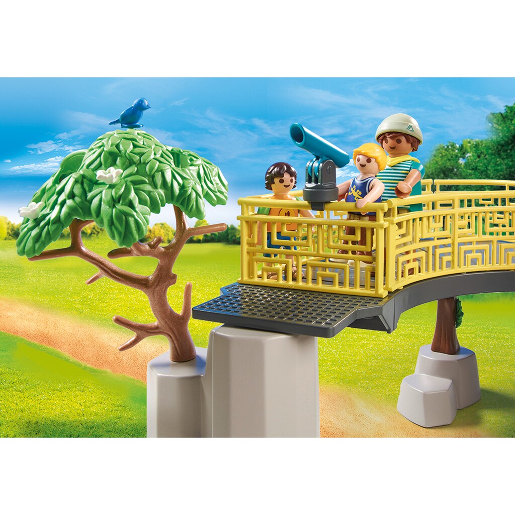 Playmobil® Konstruktions-Spielset »Mein großer Erlebnis-Zoo (71190), Family Fun«, (127 St.), Made in Germany