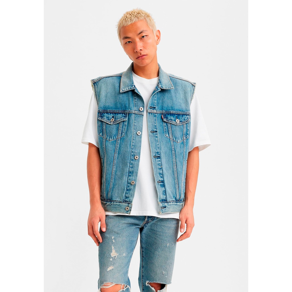 Levi's® Jeansweste »RELAXED TRUCKER VEST MED INDIGO - WORN IN«