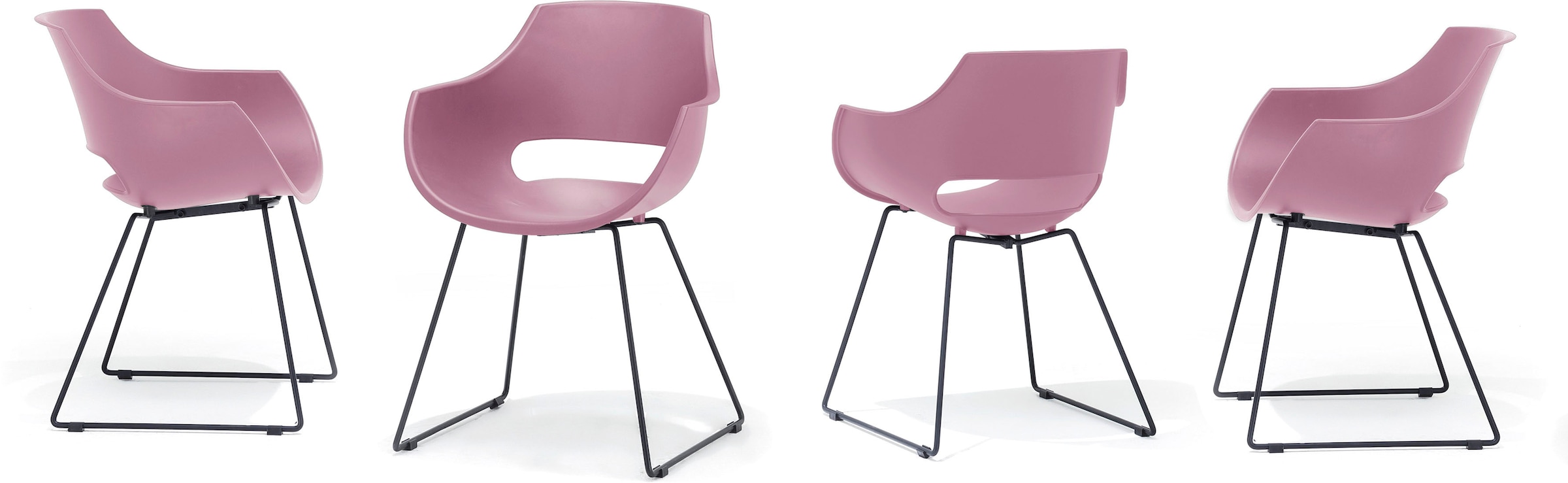 MCA furniture Schalenstuhl 120 Kg bis belastbar »Rockville«, BAUR kaufen 4 | St., Stuhl (Set)