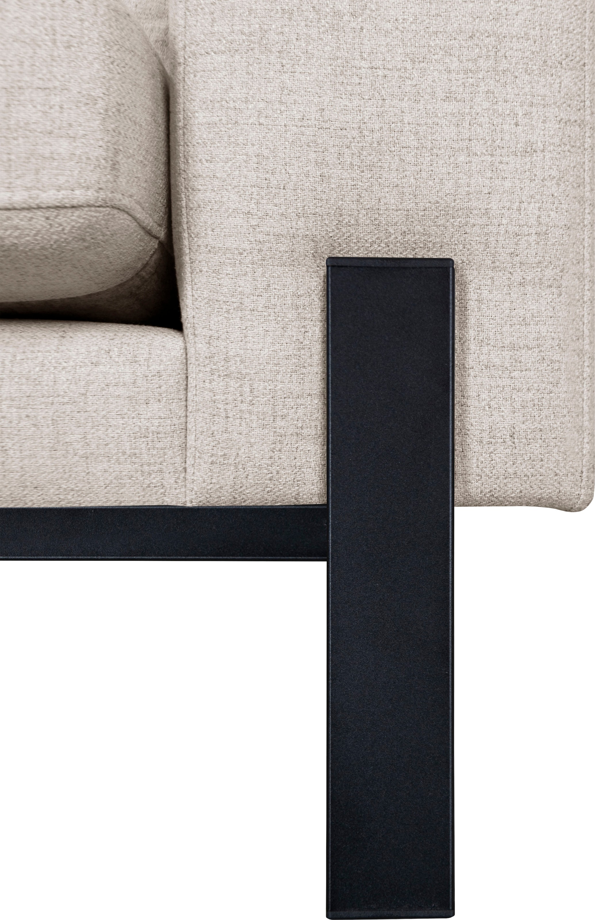 OTTO products Loveseat »Ennis Sessel Metallgestell«, Verschiedene Bezugsqualitäten: Baumwolle, recyceltes Polyester