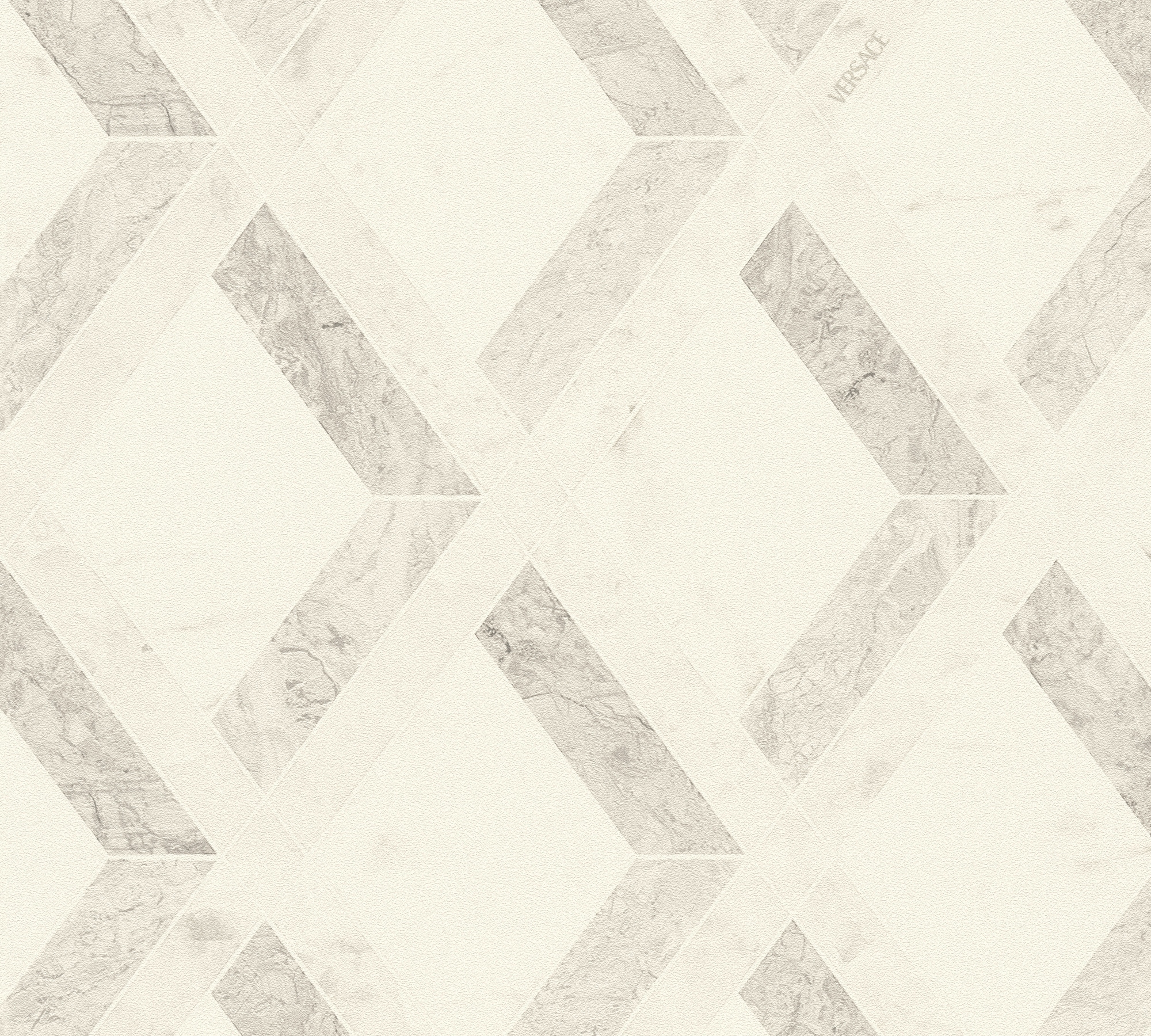 Versace Vliestapete »Versace 6 Tarsia –« 3D-Optik | Barock | Motiv geprägt Modernes Rautendesign in Marmoroptik mit strukturierter Oberfläche