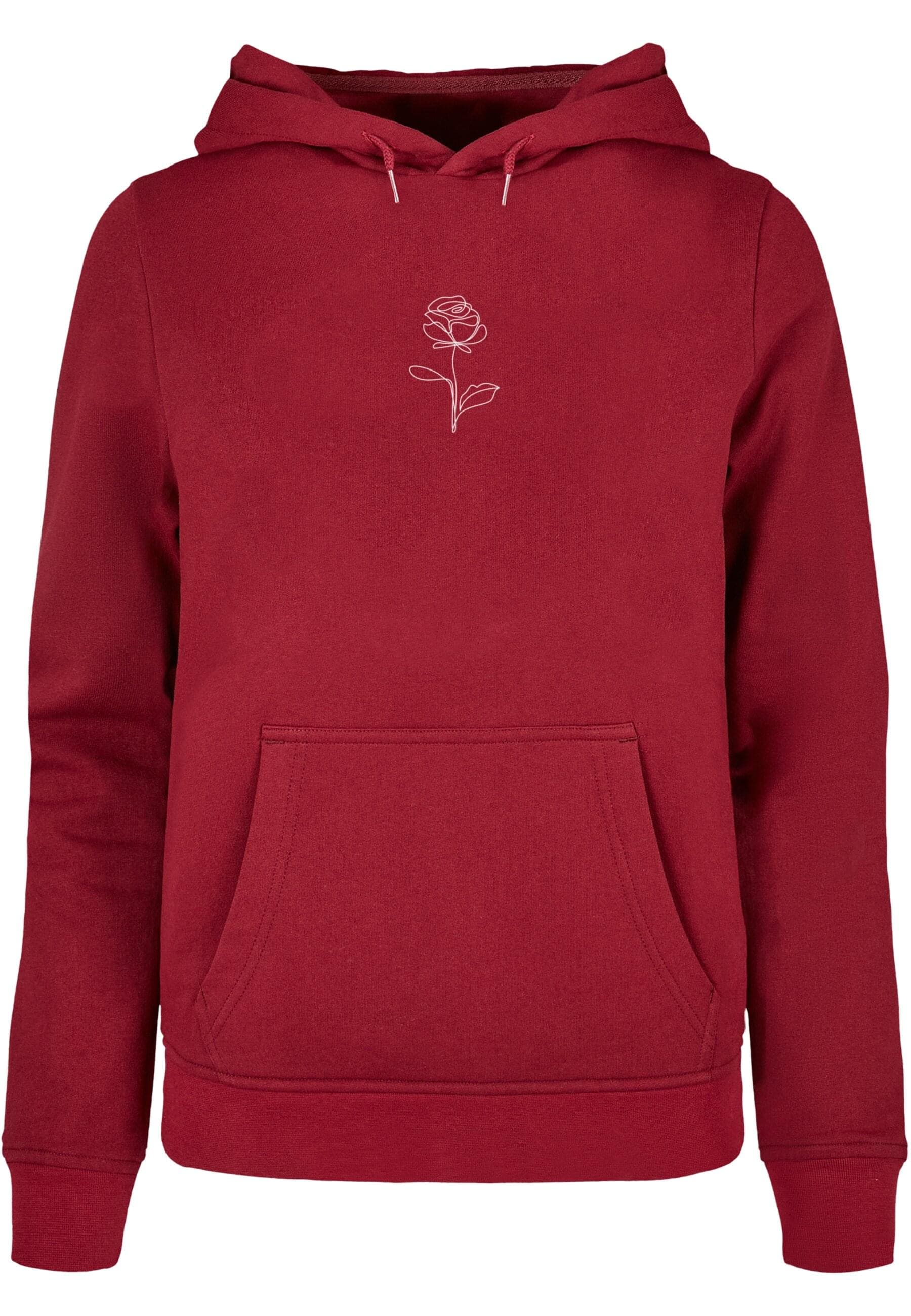 Merchcode Kapuzenpullover "Merchcode Damen Ladies Rose Basic Hoody", (1 tlg günstig online kaufen