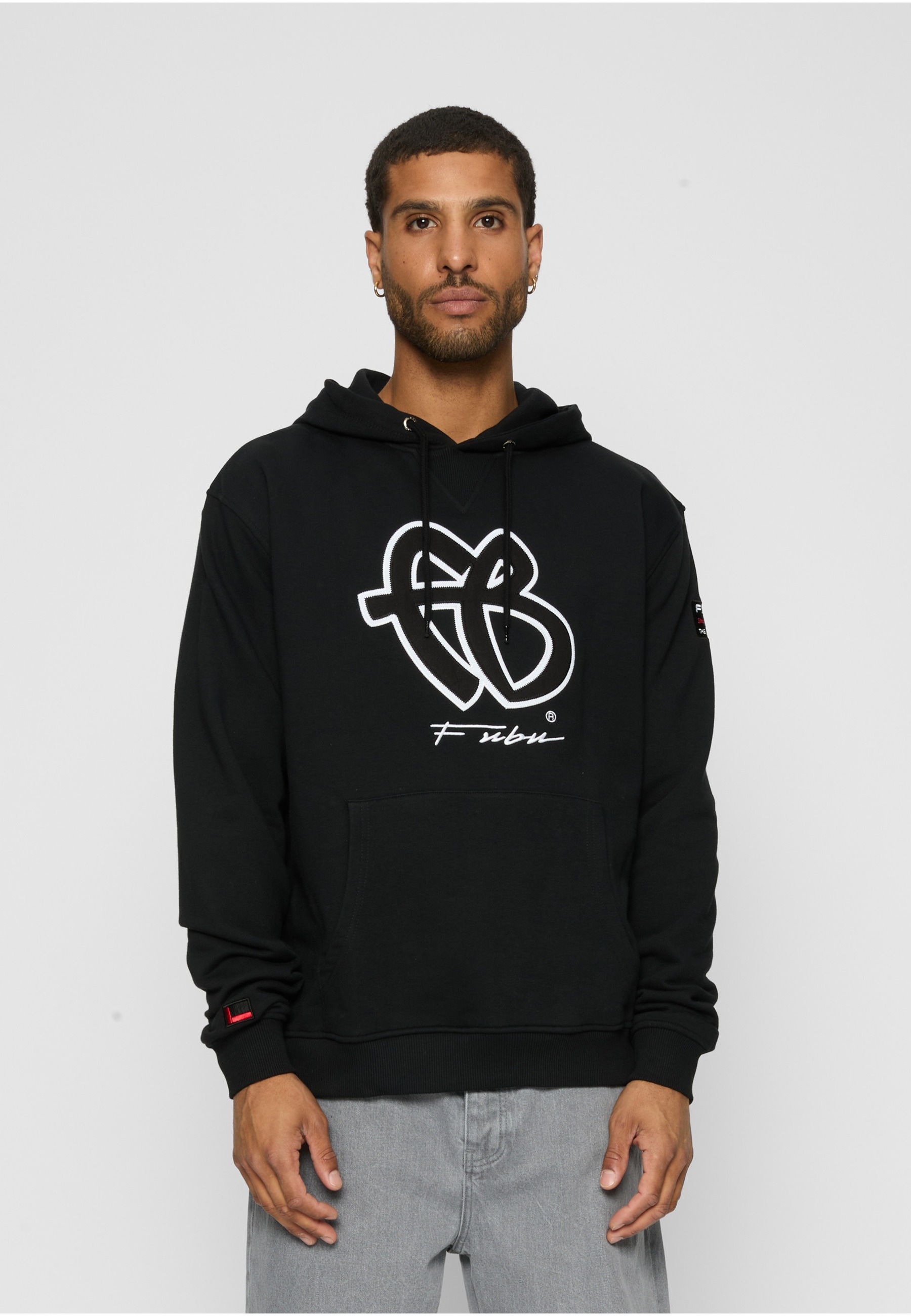 Fubu Kapuzensweatshirt »Fubu FBMQ12110BLK Fubu Classic Hooded Sweatshirt«, 1 Stk.

