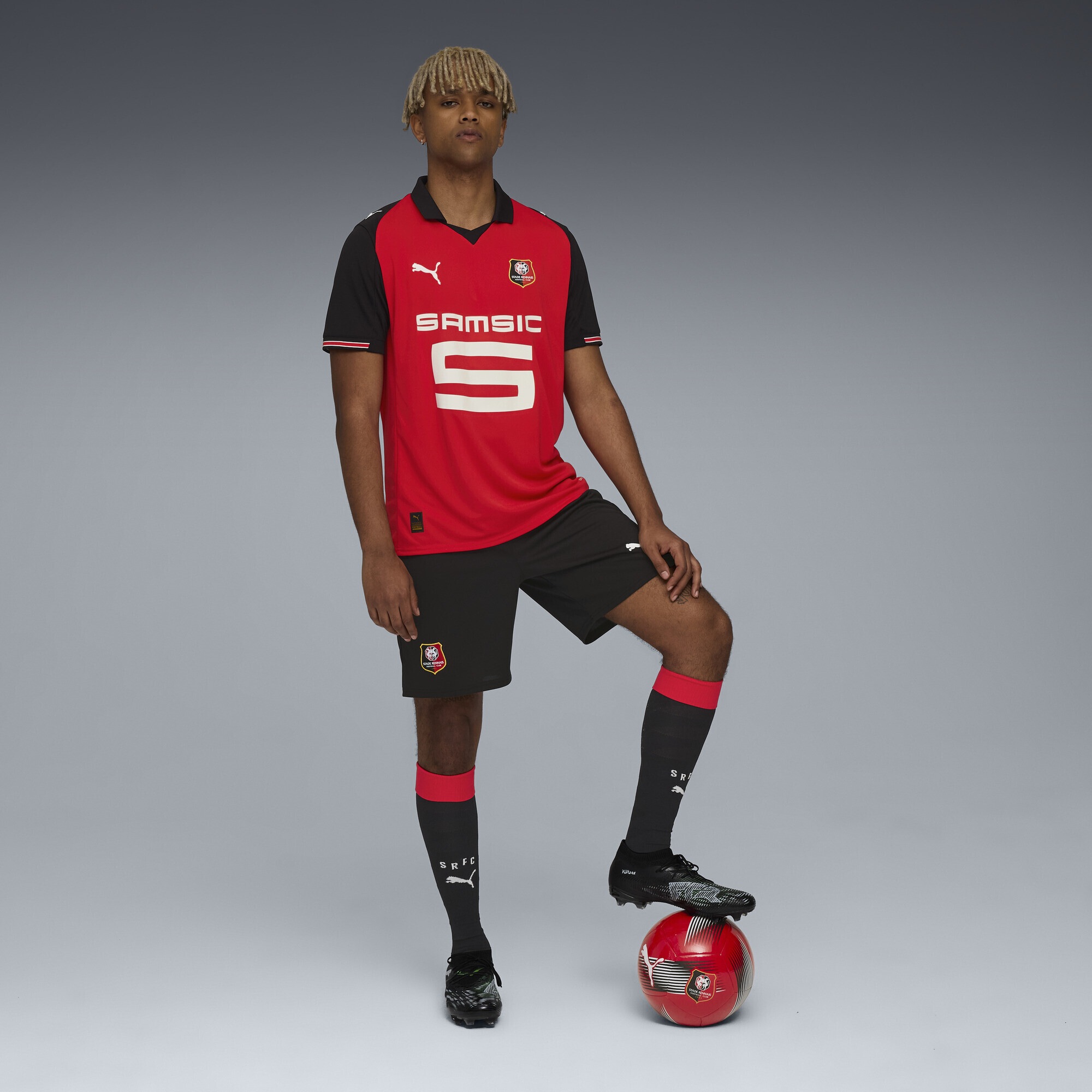 PUMA Sporthose »Stade Rennais FC 25/26 Shorts Herren«