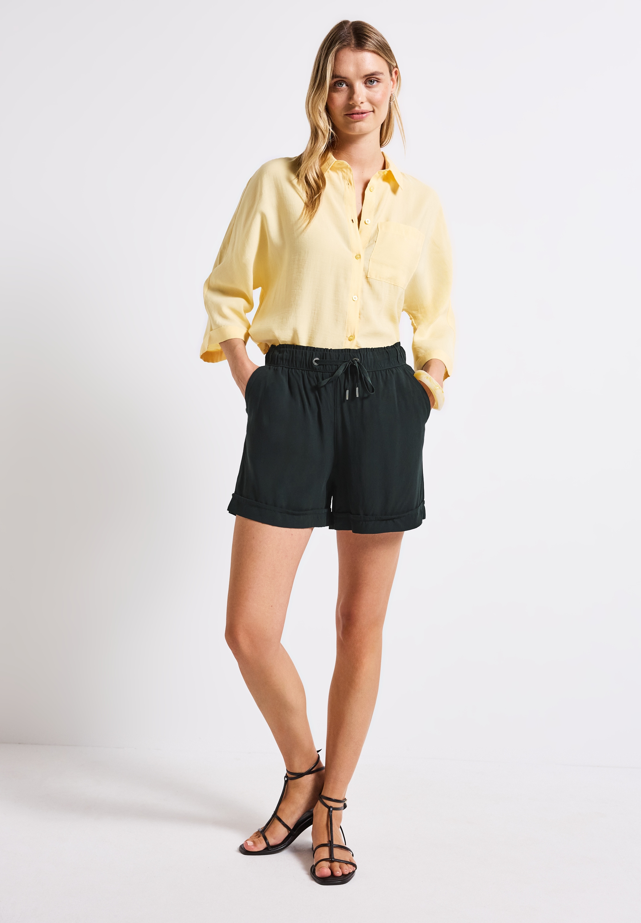 STREET ONE Shorts, High Waist