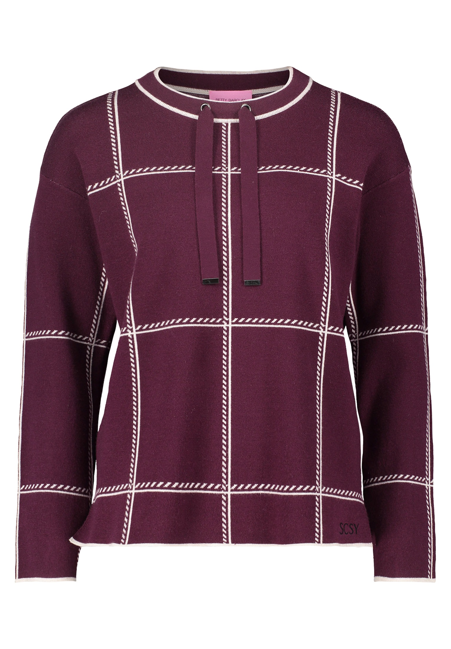 Betty Barclay Strickpullover "Betty Barclay Damen Strickpullover kariert", günstig online kaufen