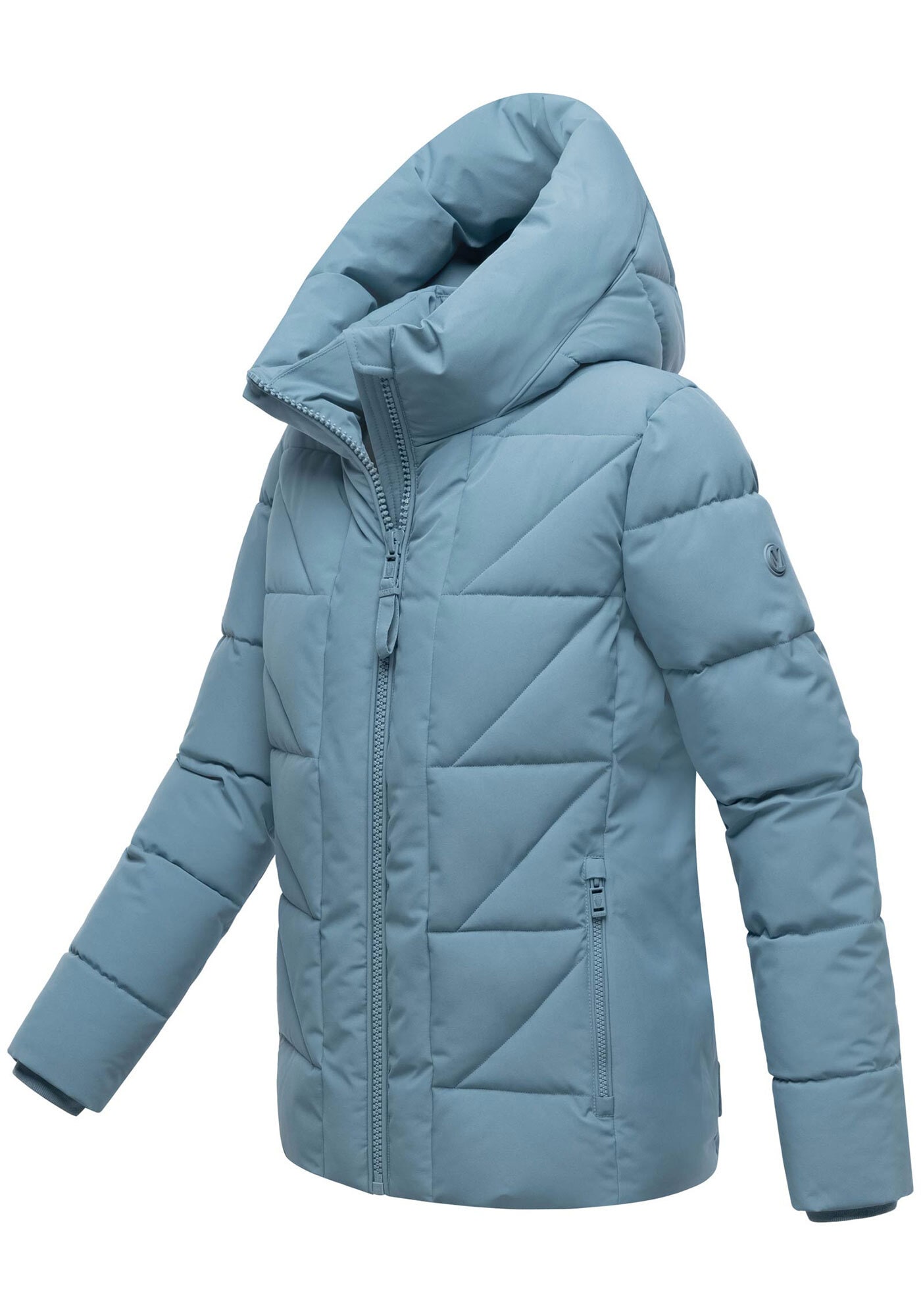 Marikoo Winterjacke »Kuschelnasee«, mit extra hohem Kragen und warmem Fleecefutter