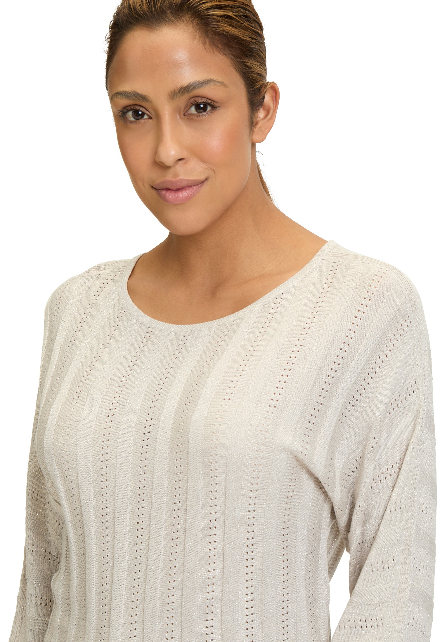 Betty Barclay Strickpullover »Betty Barclay Damen Feinstrickpullover mit Lurexfaden«, (1 tlg.), Form