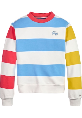 Tommy Hilfiger Sweatshirt »TOMMY BOLD STRIPE CREW«, in Streifenoptik kaufen