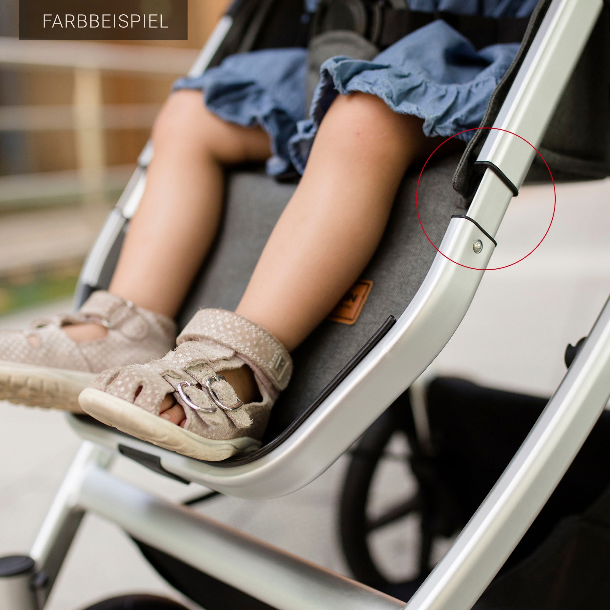 Gesslein Kombi-Kinderwagen »FX4 Soft+ mit Aufsatz Life, schwarz/tabak, sand«, mit Babywanne C3 und Babyschalenadapter