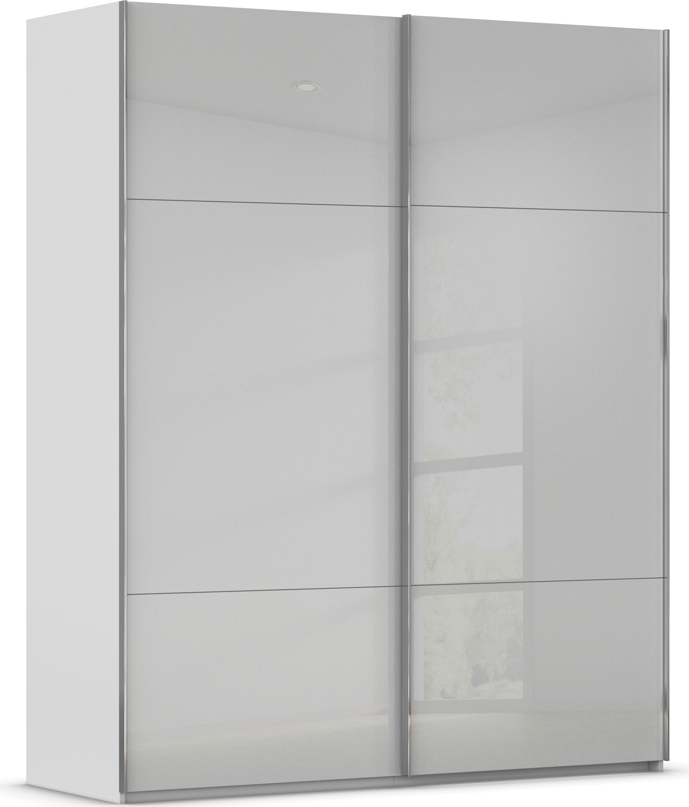 rauch Schwebetürenschrank "Kleiderschrank Schrank Garderobe Schlafzimmerschrank CONTIDO" 3 verschiedene Ausstattungen BASIC/CLASSIC/PREMIUM, aus hochwertigem Material in 6 Breiten 2 Griff-Farben MADE IN GERMANY