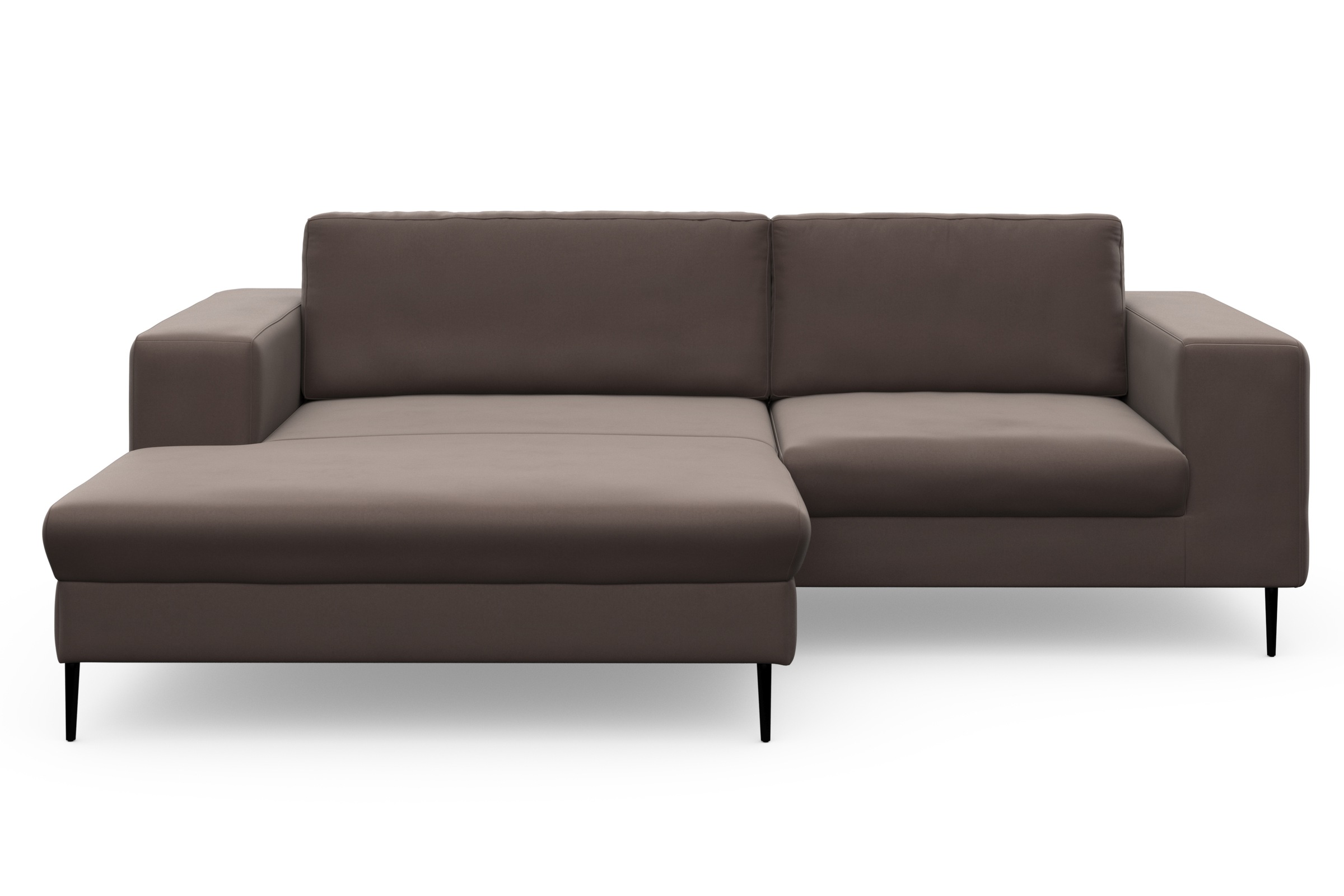 DOMO collection Ecksofa "Modica kompakt und elegant, Breite 244, L-Form" mo günstig online kaufen