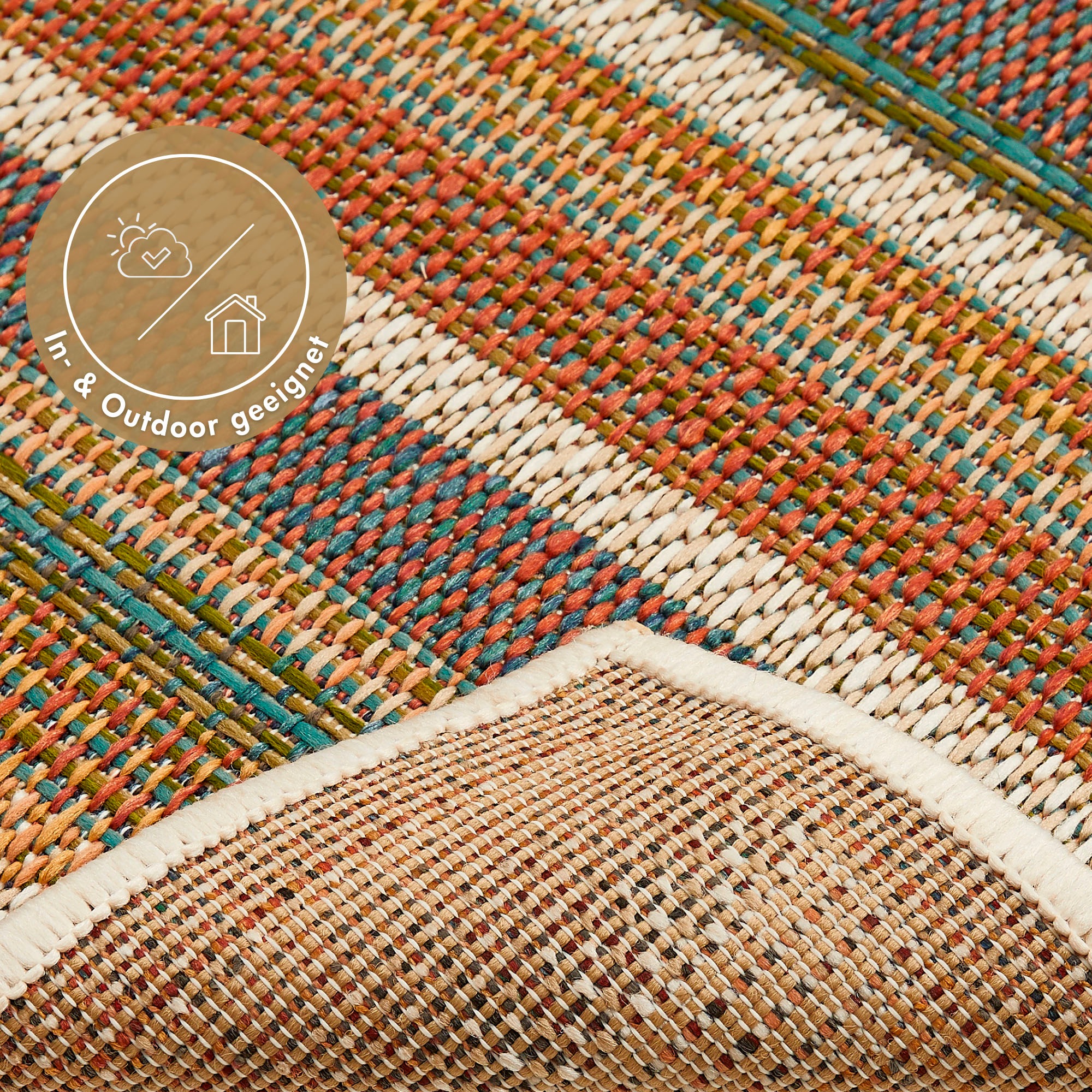 ANDIAMO Sedona Flatweave Rug Multi 200x290cm 3