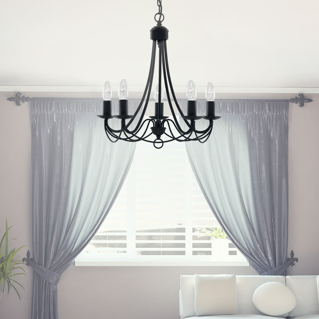 Searchlight Pendelleuchte »Maypole 5Lt Pendelleuchte« E14 1 Stk.