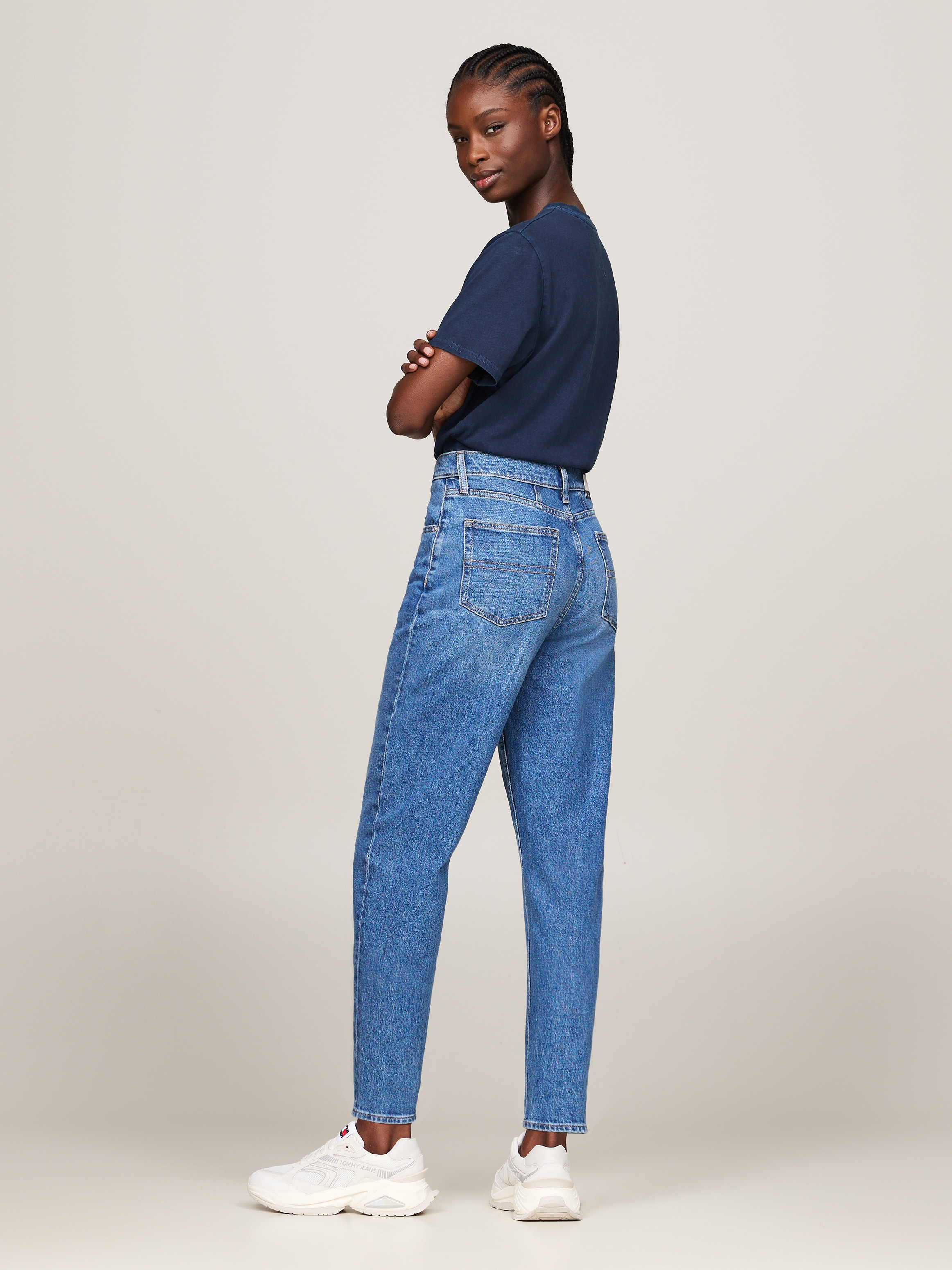 Tommy Jeans Tapered-fit-Jeans »Tommy Jeans - Damenjeans - MOM Fit- High Waist - Tapered«