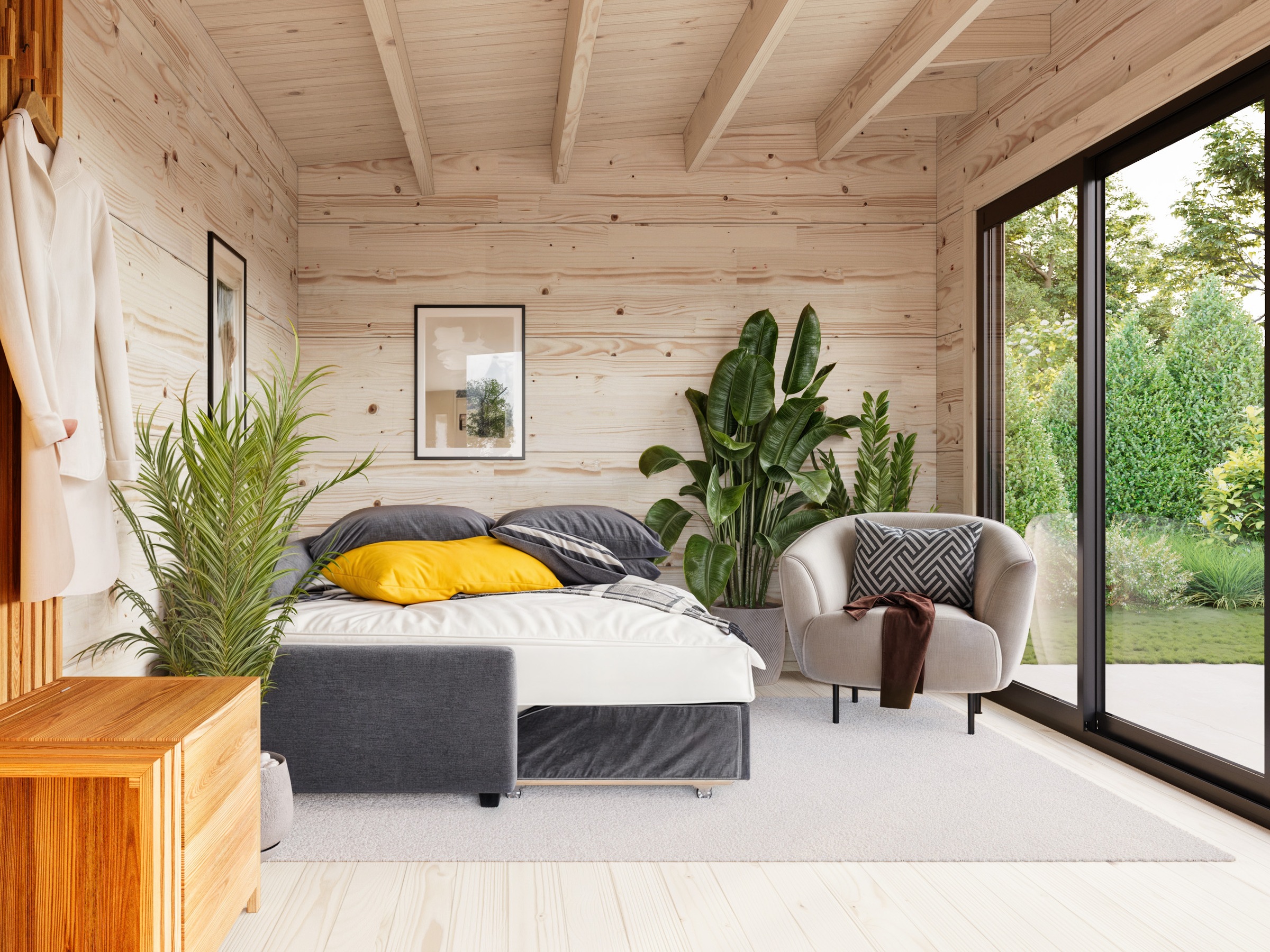 Palmako Gartenhaus »Grace Slide Plus« verschiedene Farben