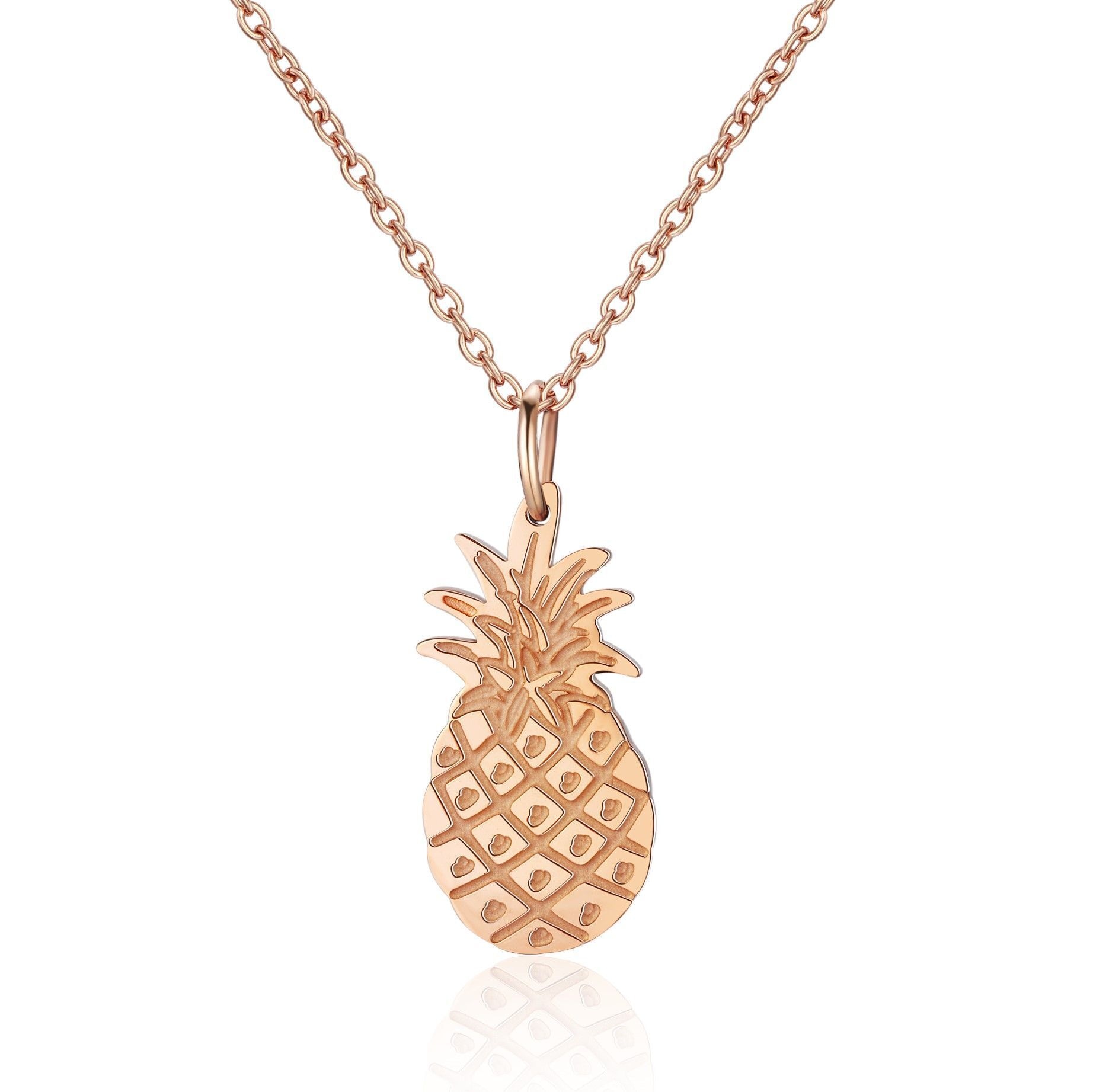 AILORIA Damen Edelstahlkette "Halskette DÉLICE", gold, Halsketten