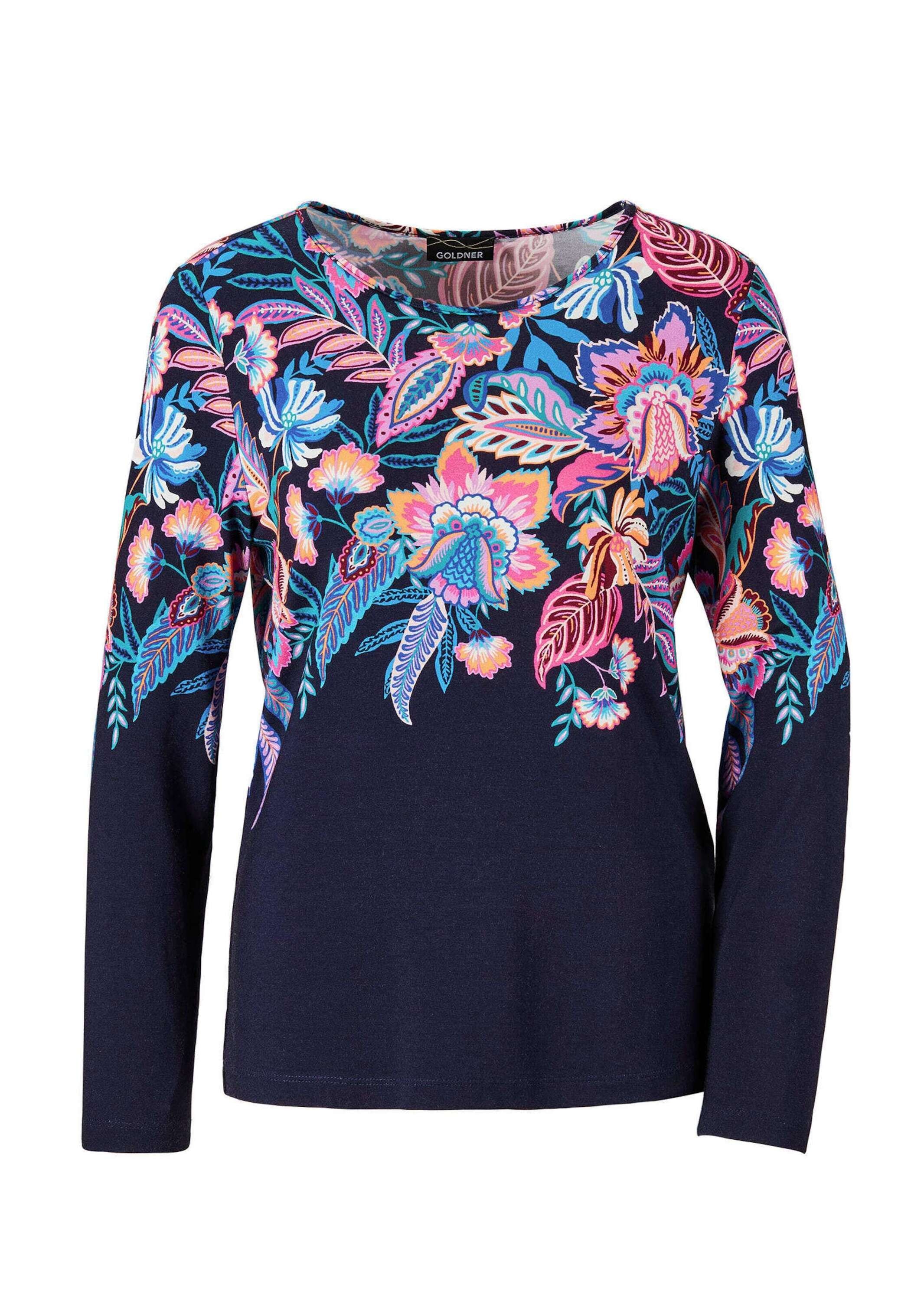 GOLDNER Print-Shirt "Druckshirt in kraftvollen Farben" Ohne günstig online kaufen