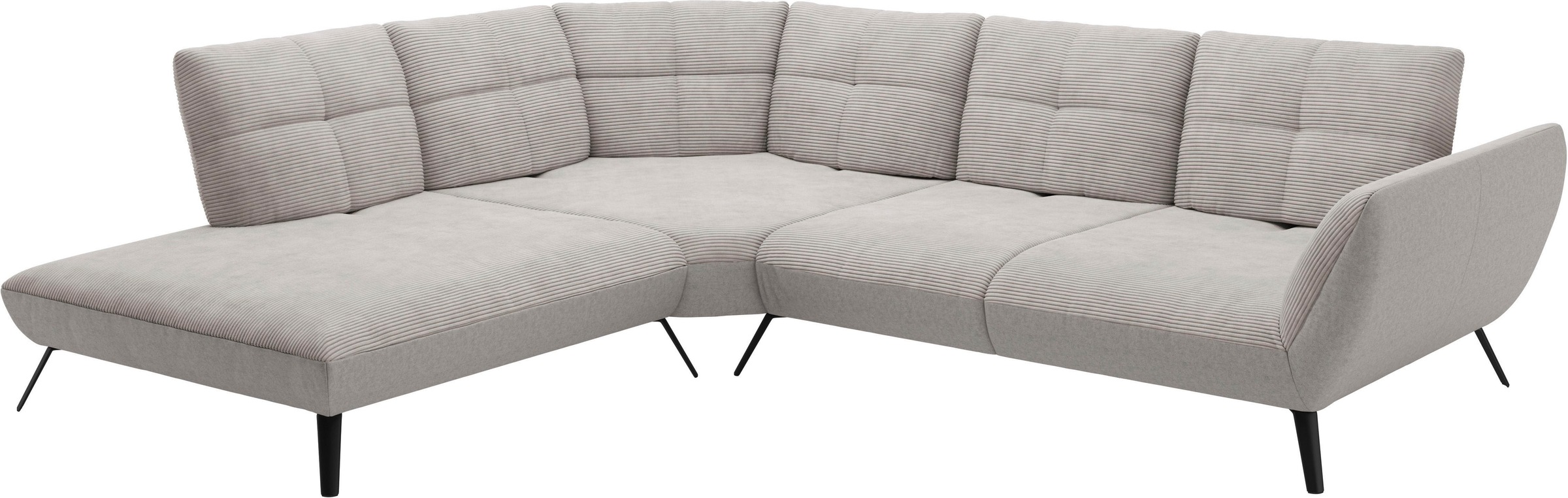 Places of Style Ecksofa »Mikado L-Form«, inkl. Sitztiefenverstellung und Armteilverstellung