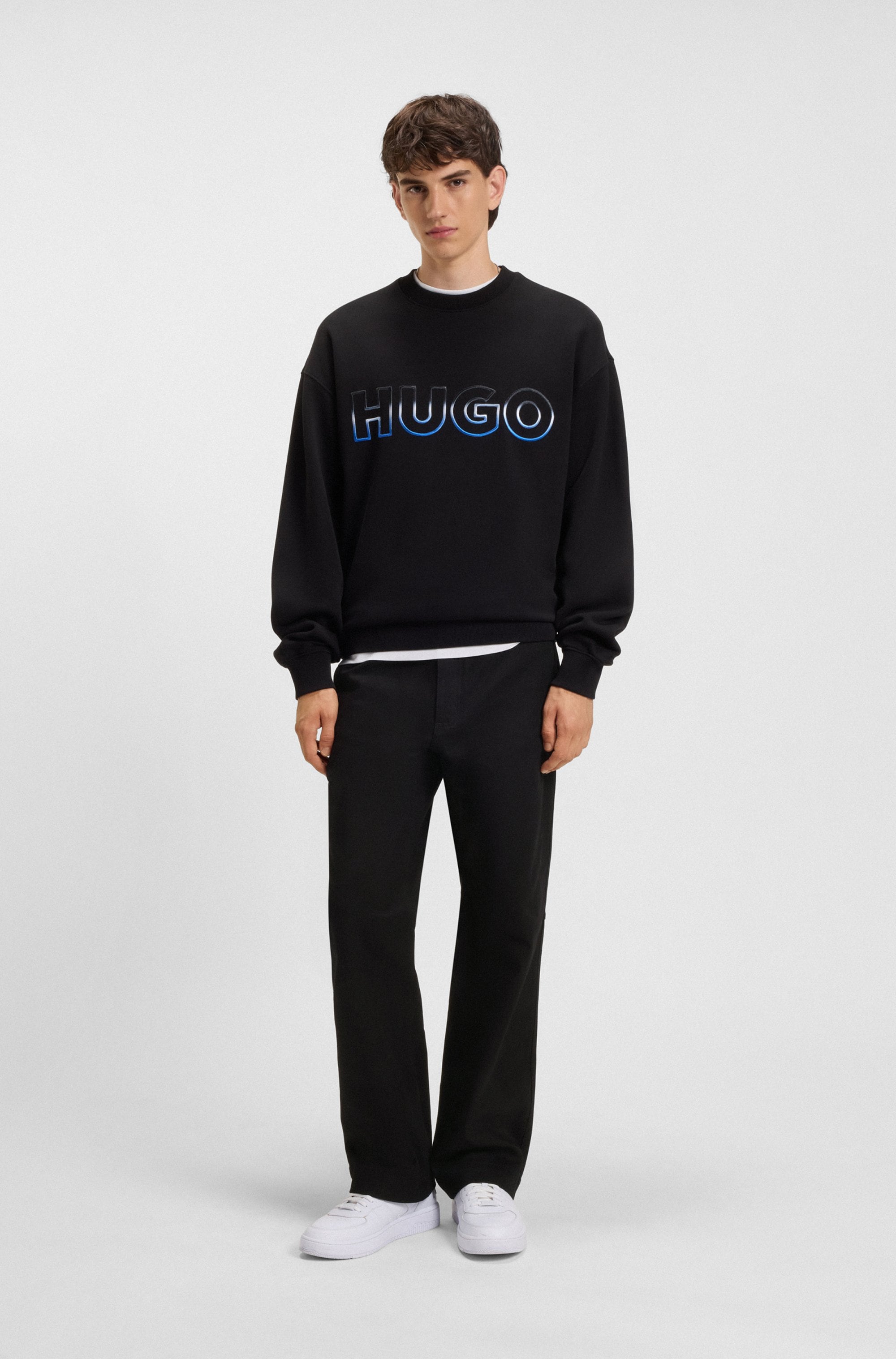 HUGO Blue Chinohose »Zarik«, regular fit mit schmalem Bein