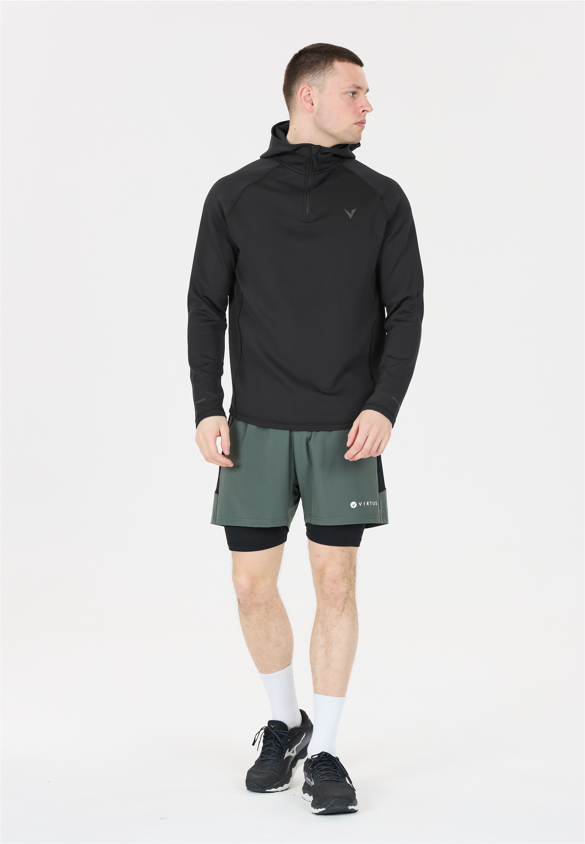 Virtus Fleeceshirt "Allister" mit praktischer Quick-Dry-Funktion günstig online kaufen