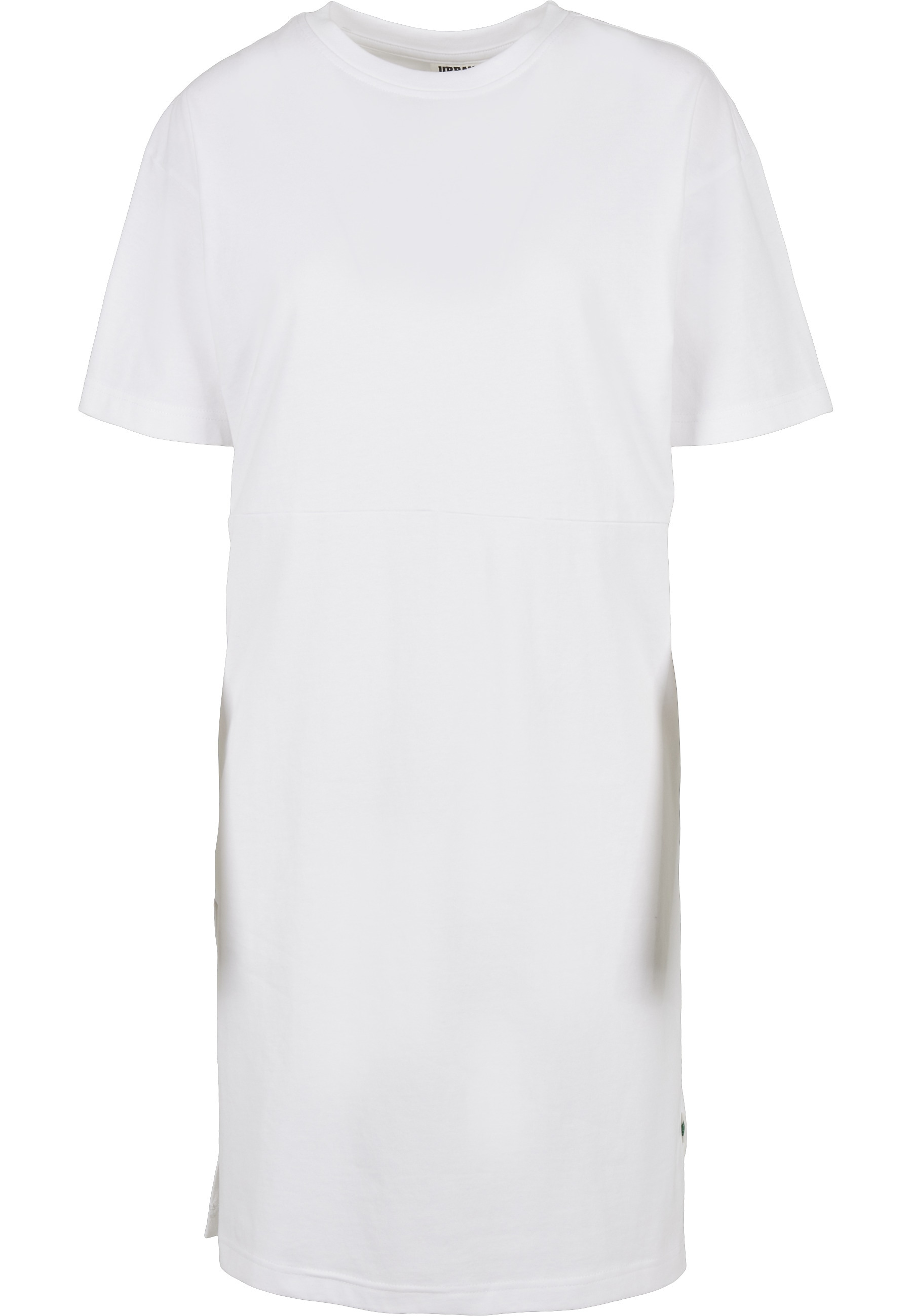 URBAN CLASSICS A-Linien-Kleid "Urban Classics Damen Ladies Organic Oversized Slit Tee Dress" 1 Stk. tlg.