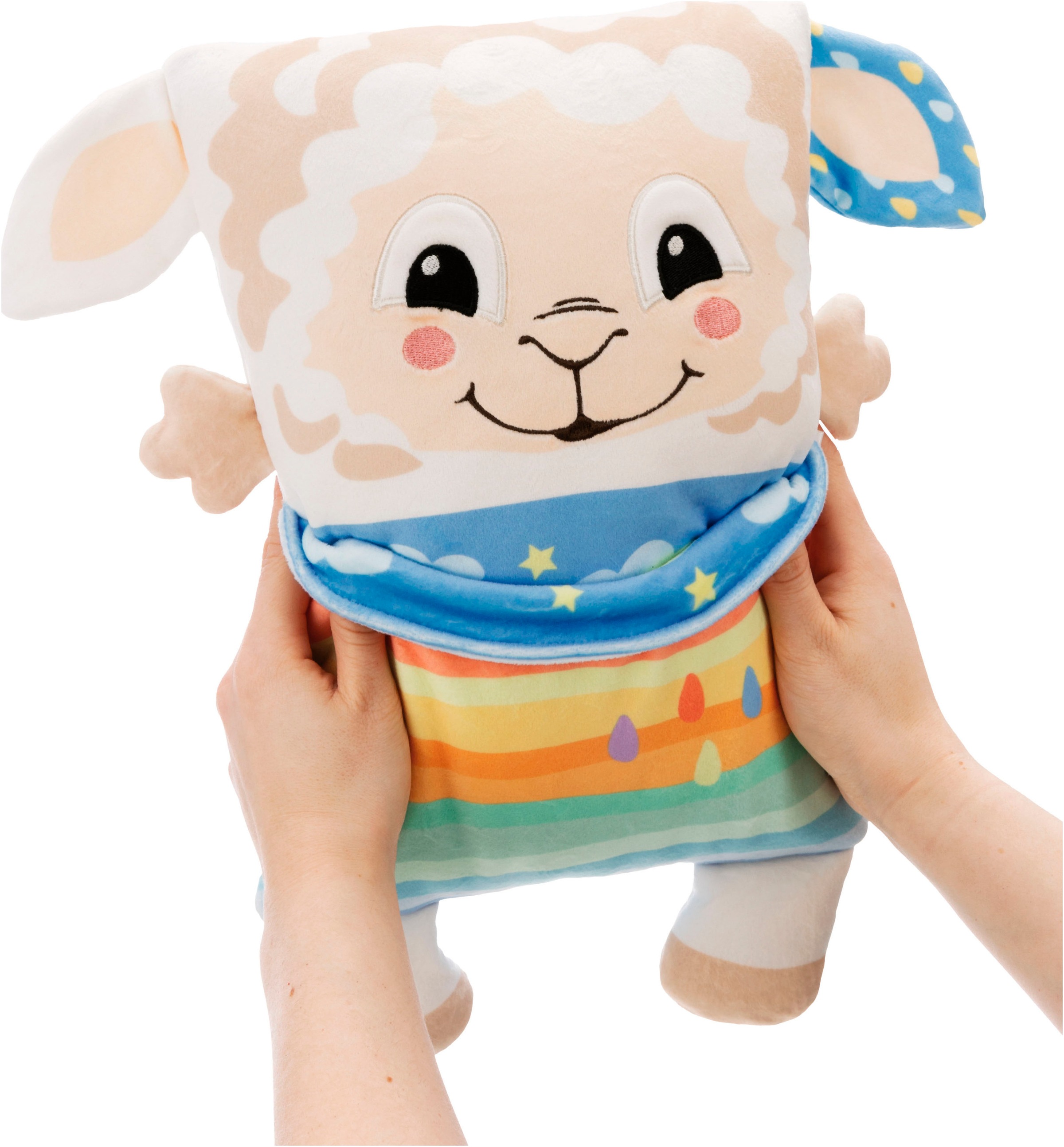 Nici Kuscheltier »Cosidoos, Schaf mit Wendefunktion 30x20 cm«, enthält recyceltes Material (Global Recycled Standard)