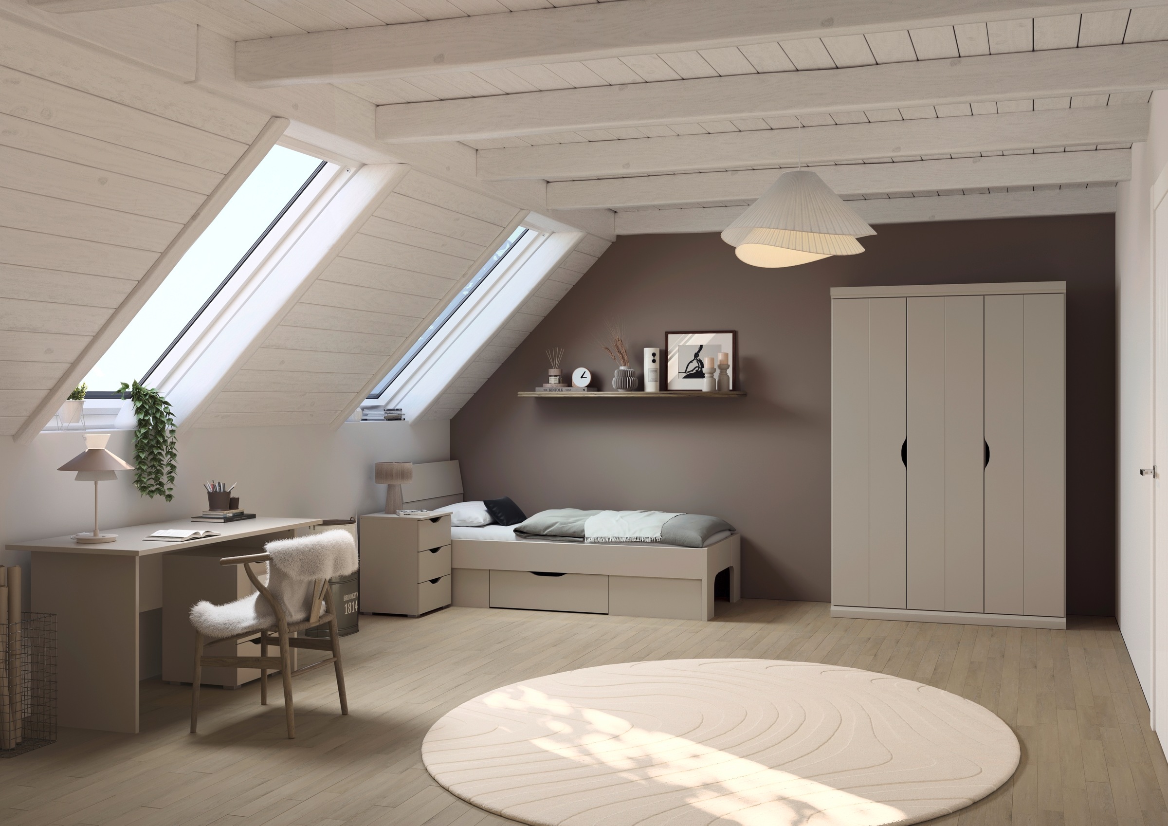 rauch Jugendzimmer-Set »Marlene«, (Set, 4 tlg., in 3 verschiedenen Ausstattungen BASIC/CLASSIC/PREMIUM), erhältlich in verschiedenen Bett- und Schrank-Breiten MADE IN GERMANY