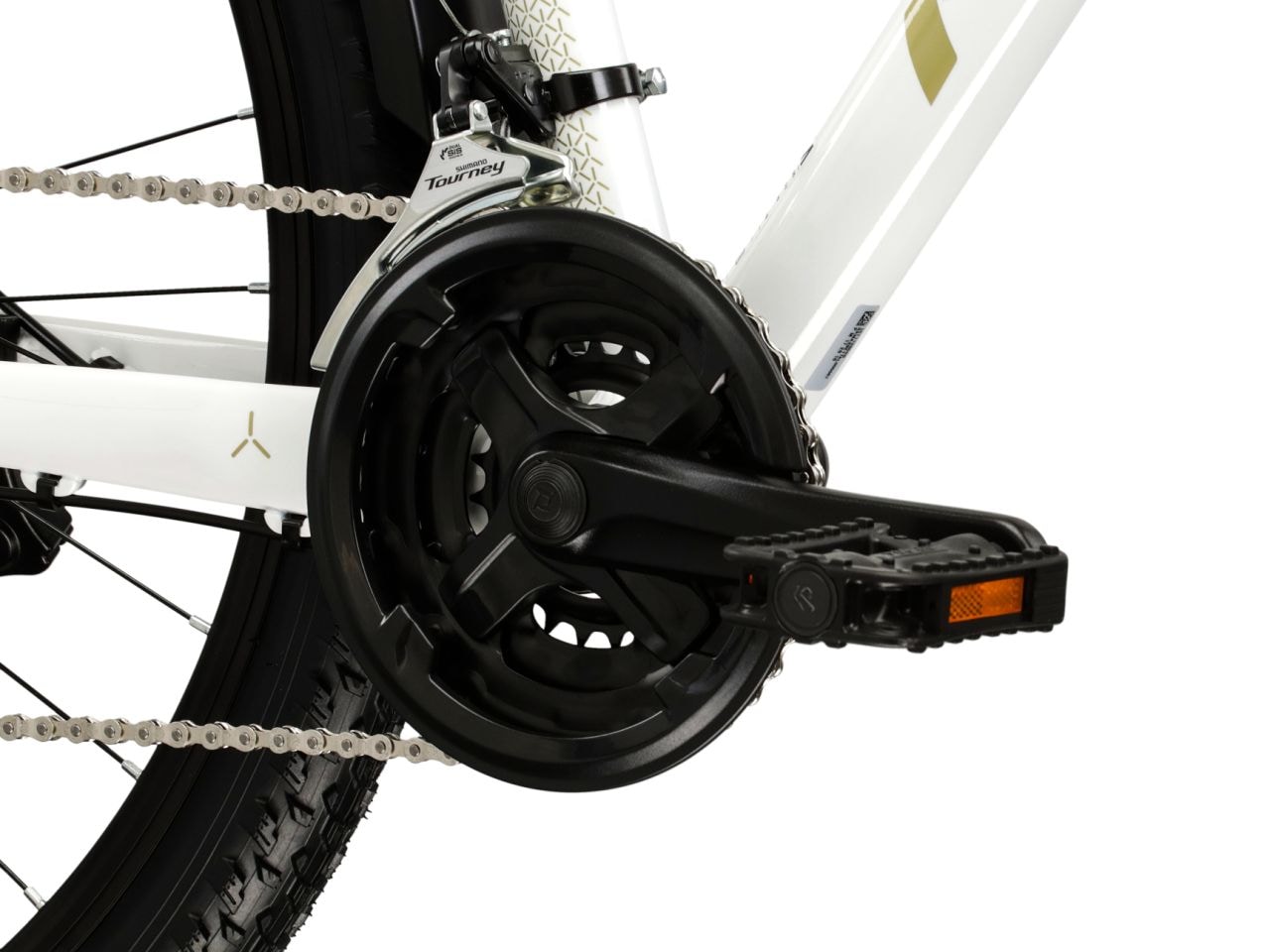 Kross Mountainbike »Lea 2.0 weiß 21 Gänge mit Beleuchtung« 21 Gang Shimano ALTUS M310 Schaltwerk Kettenschaltung