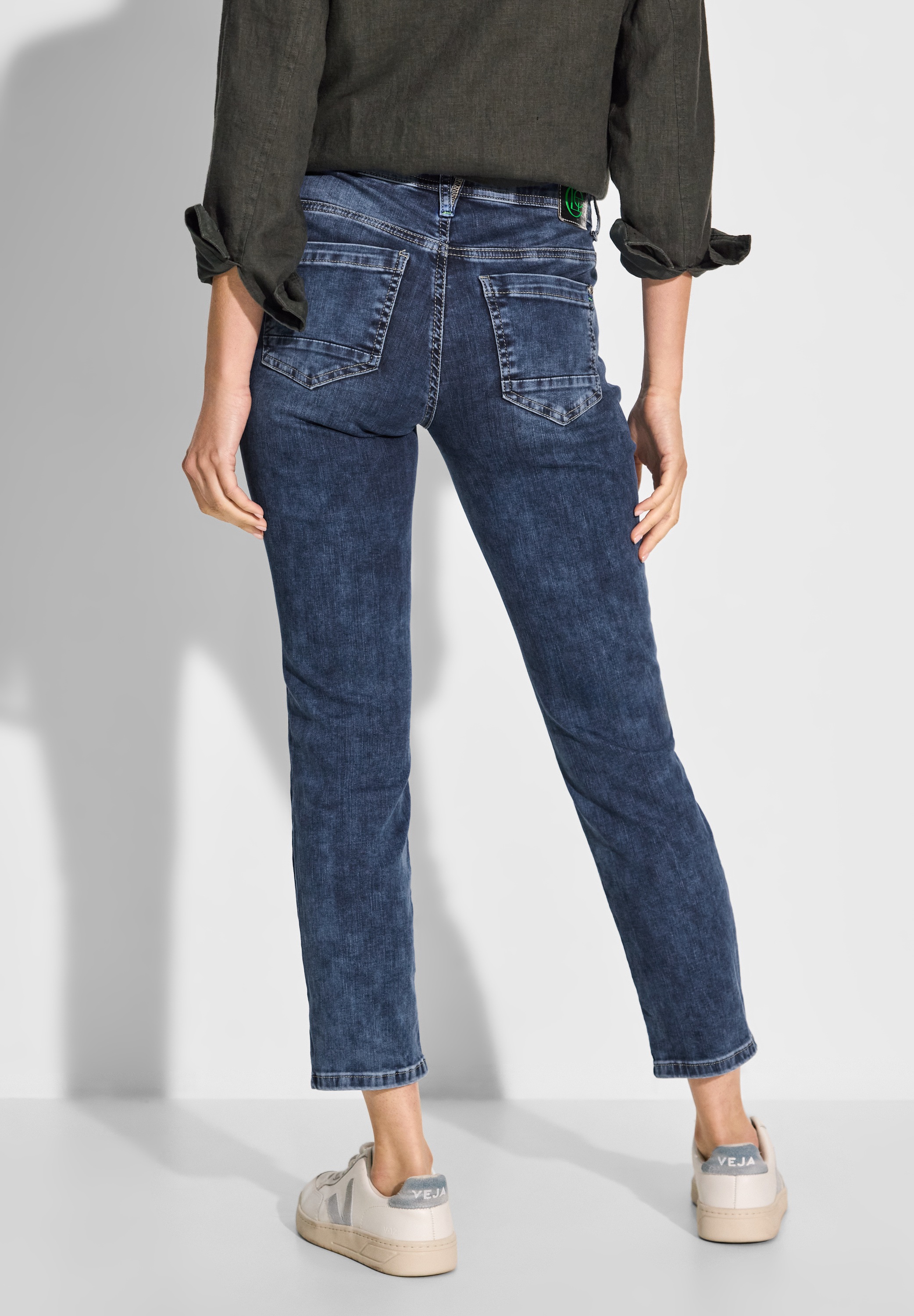 Cecil Comfort-fit-Jeans, Middle Waist