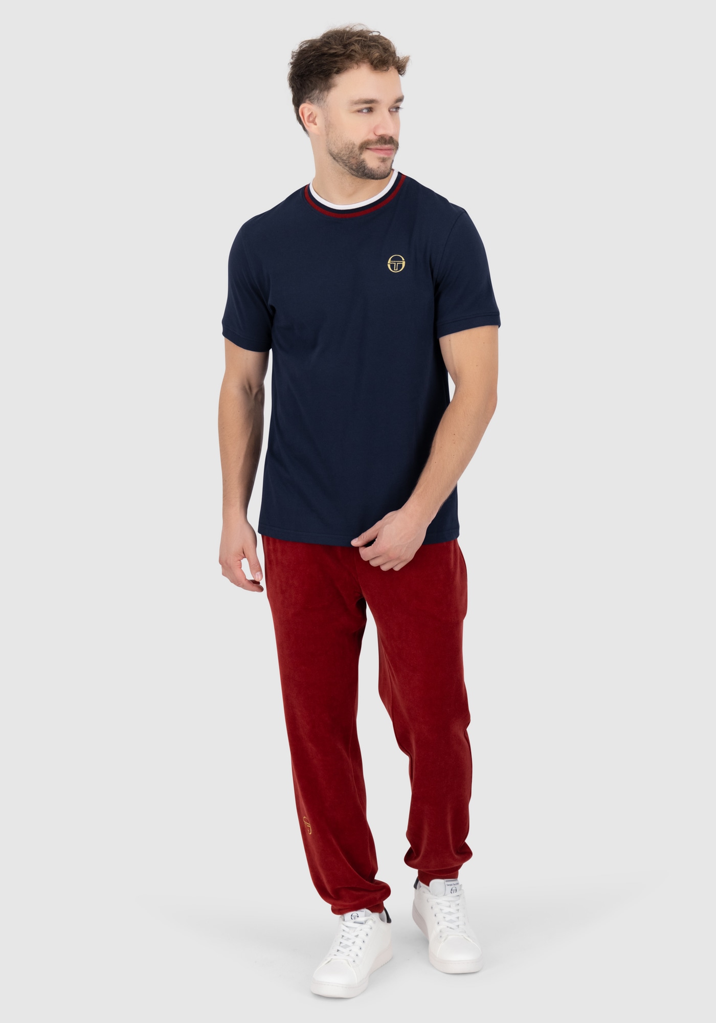 Sergio Tacchini T-Shirt »RAINER TEE Herren«, T-Shirt Herren, leichtes Kurzarmshirt, Sporttrikot, Outdoor, Sale