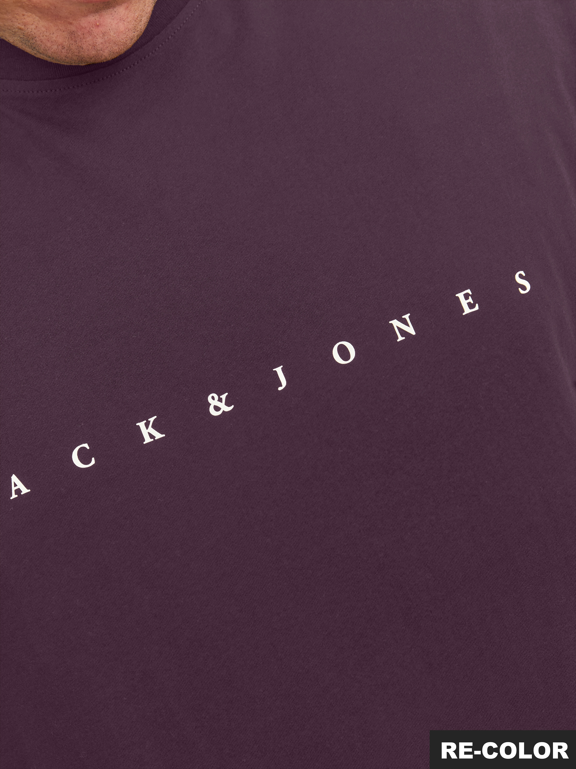 Jack & Jones PlusSize Rundhalsshirt »JJESTAR JJ TEE SS NOOS PLS«, mit Logo Schriftzug