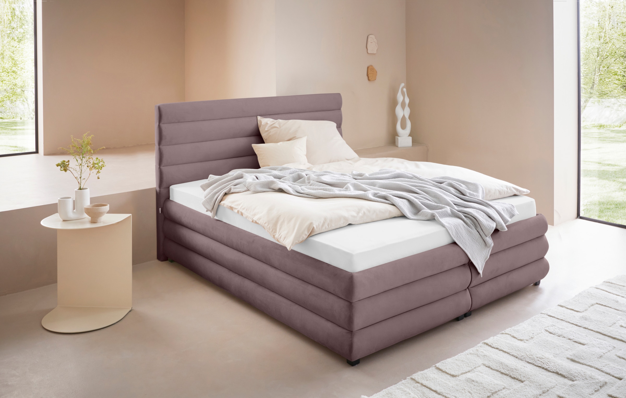 LeGer Home by Lena Gercke Polsterbett "Maylis" wahlweise mit und ohne Matratze und Lattenrost, auch in 200cm Breite