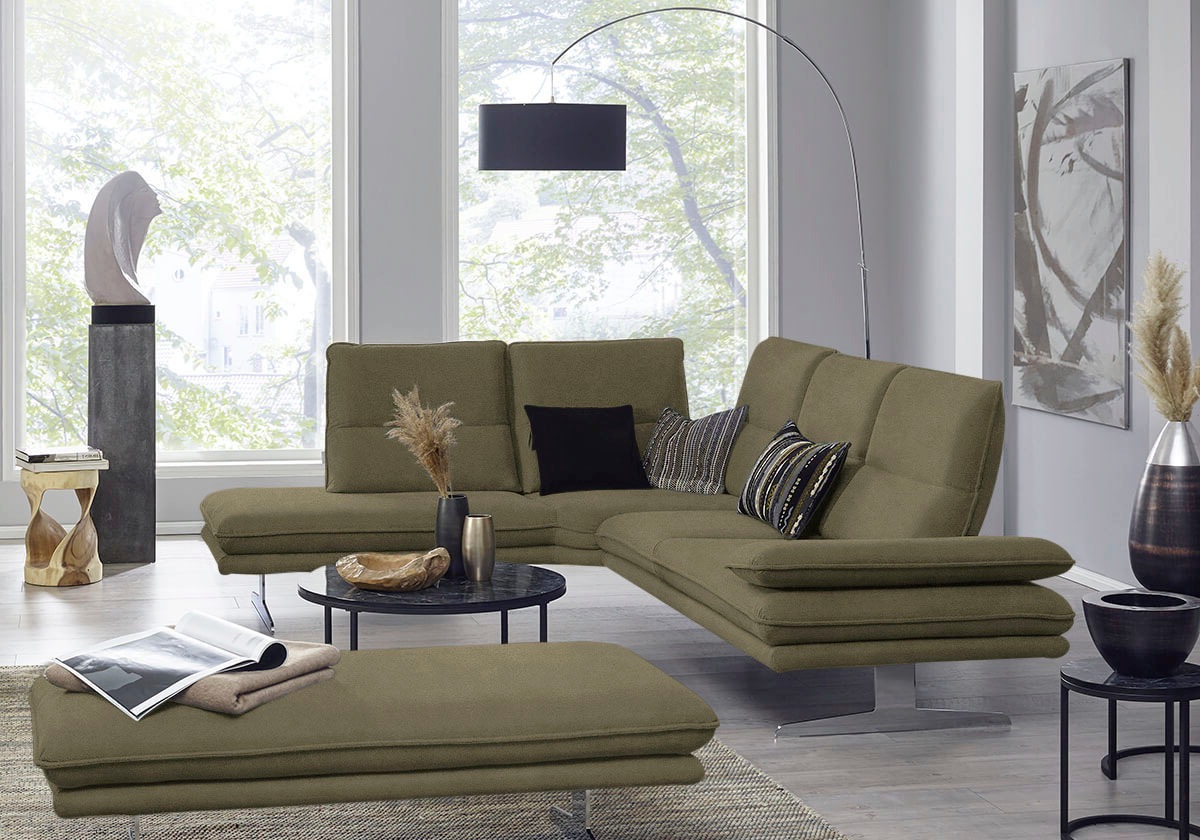 W.SCHILLIG Ecksofa "broadway, Designsofa, mit tollem Sitzkomfort, L-Form" S günstig online kaufen