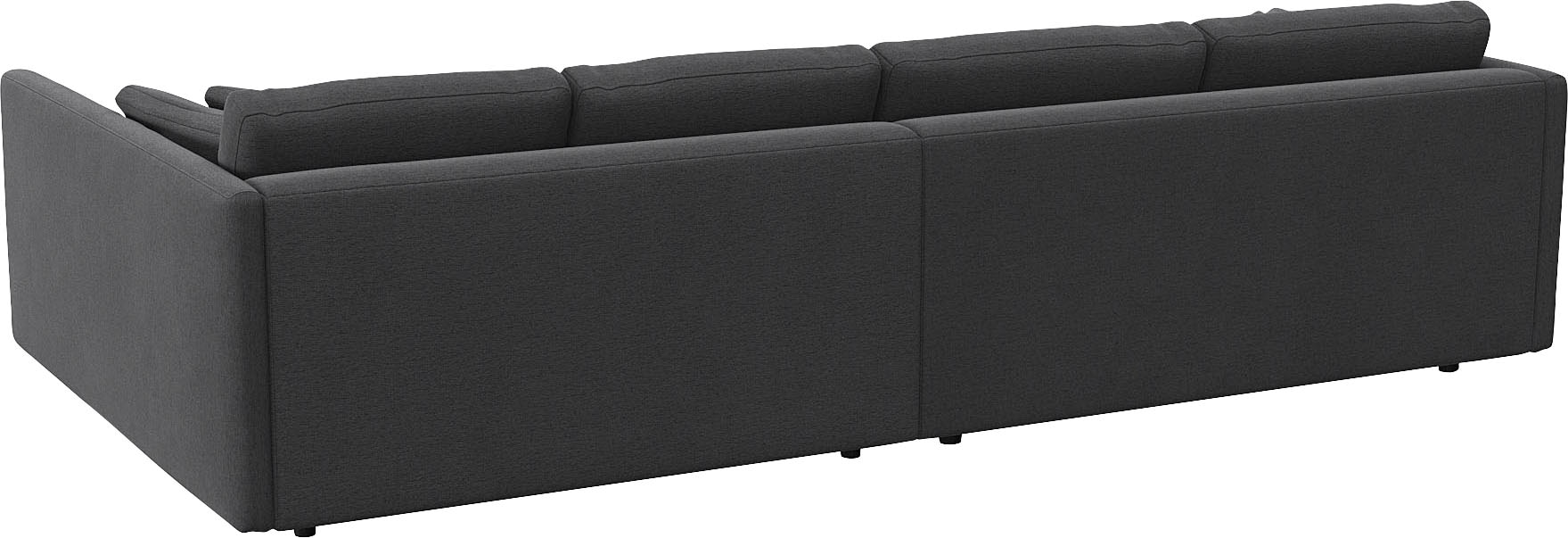 FLEXLUX Ecksofa »Lovane«, Weich & anschmiegsam, große Sitztiefe auf Kaltschaum, Dekokissen inkl.