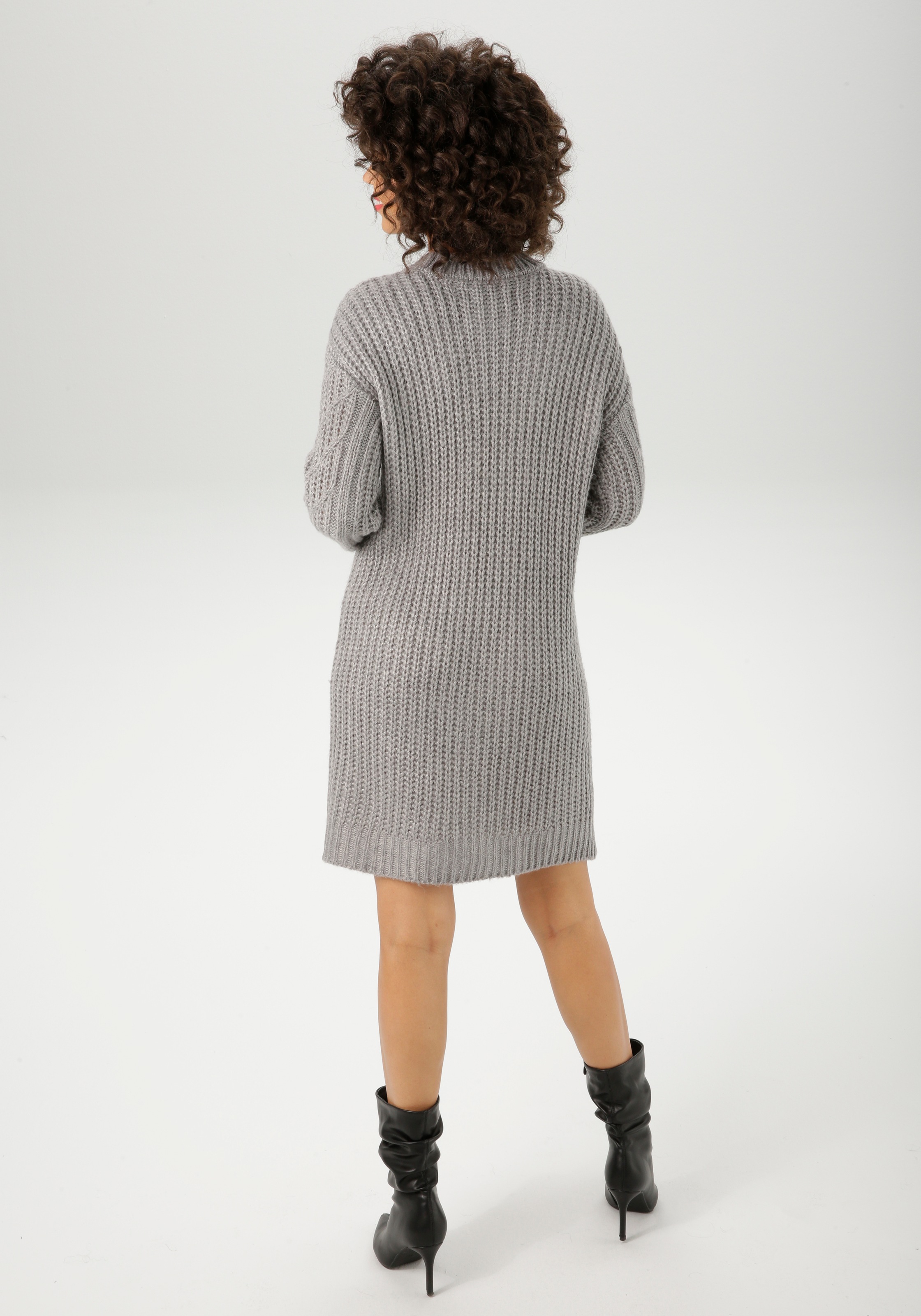 Thumbnail - Aniston CASUAL Strickkleid, im trendigen Muster-Mix - NEUE KOLLEKTION