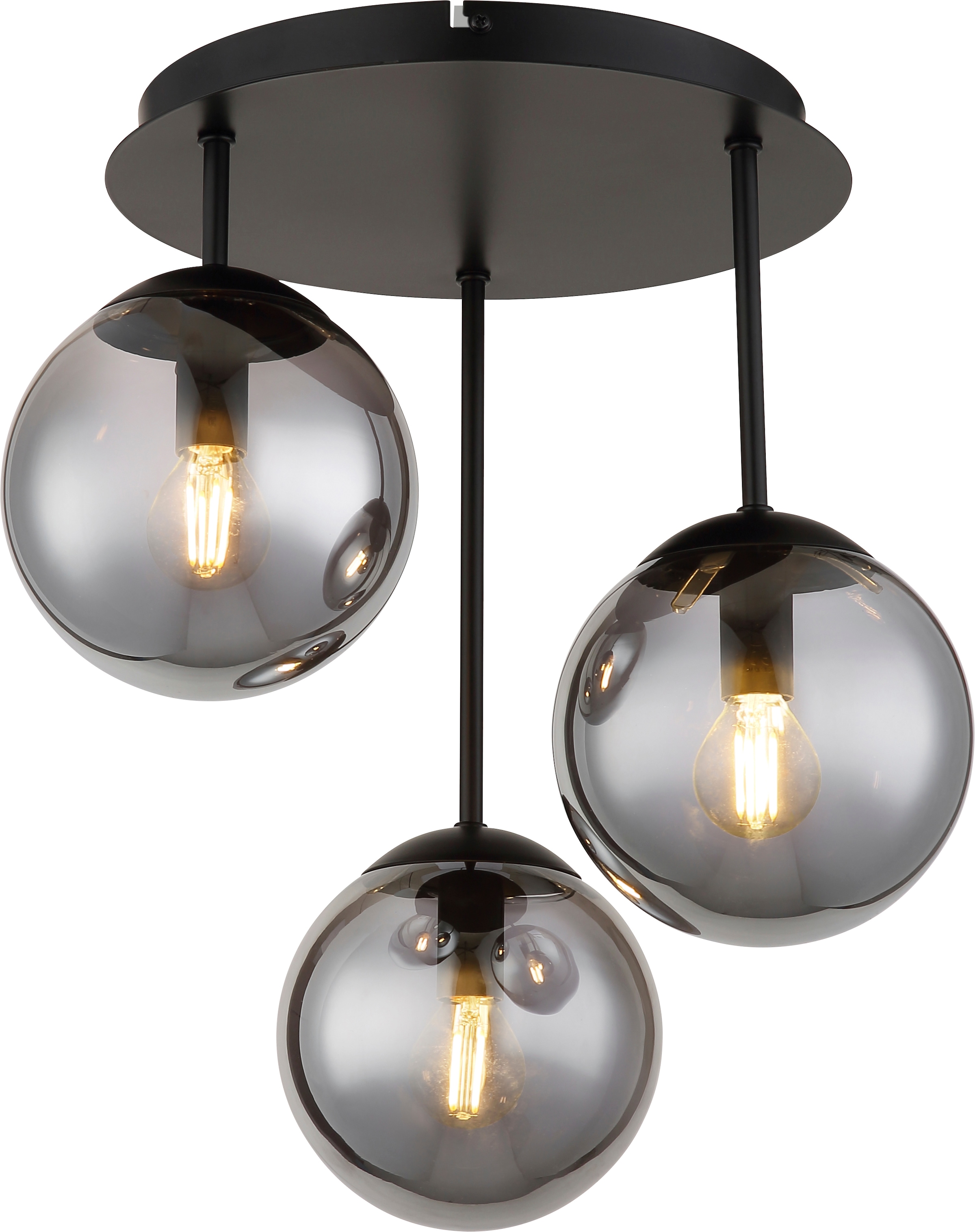 GLOBO LIGHTING Deckenleuchte »HARMON« E14 1 Stk. Deckenleuchte mit Glaskugeln, modern, stilvoll & edel