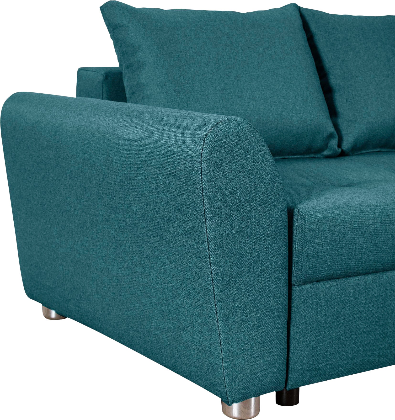 COLLECTION AB Ecksofa, Ecksofa,Bettfunktion,Bettkasten,Bonnelfederkern, Rückenkissen