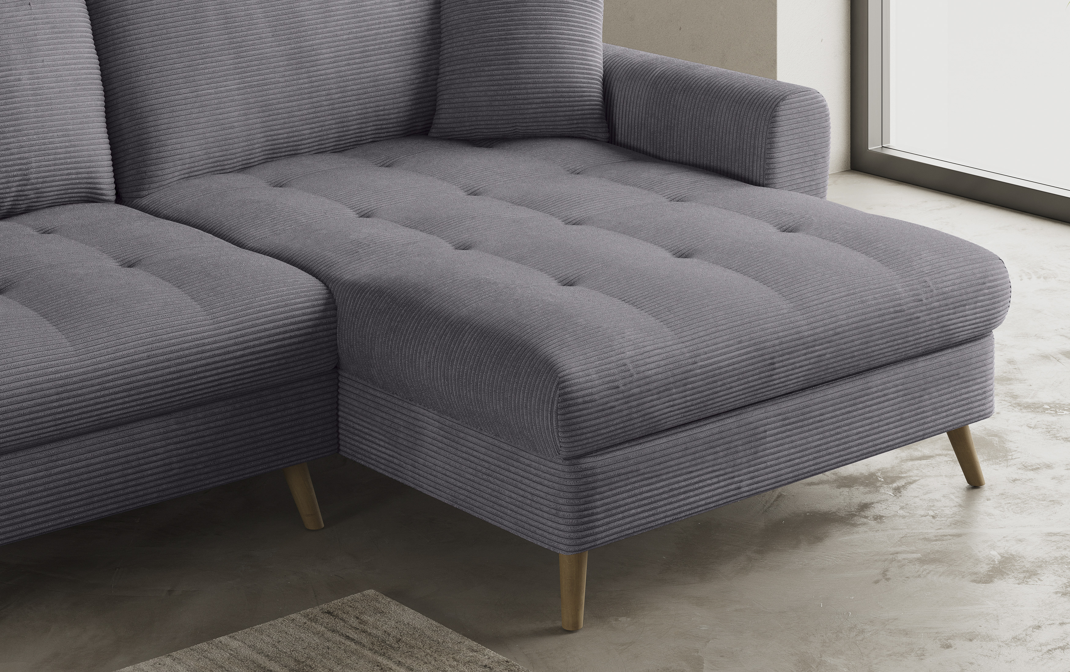 Thumbnail - Mr. Couch Ecksofa "Blackburn II, L-Form", Mit Kaltschaumpolsterung bis 140 kg belastbar