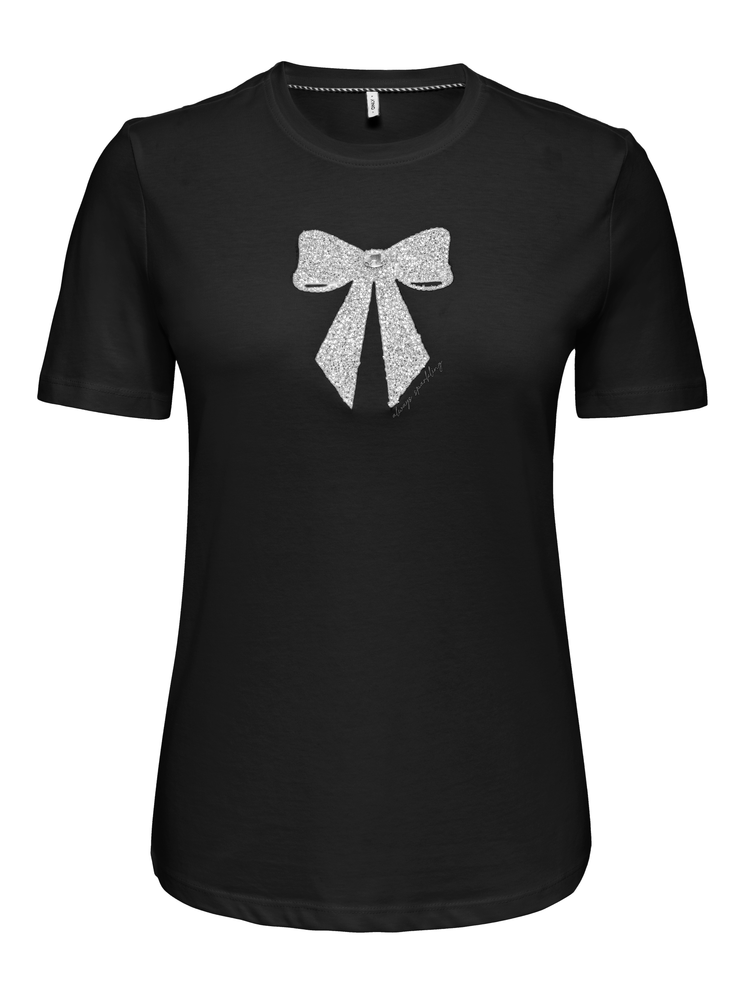 ONLY Kurzarmshirt "ONLKITA S/S LUXE JRS NOOS" Baumwolle, regular fit