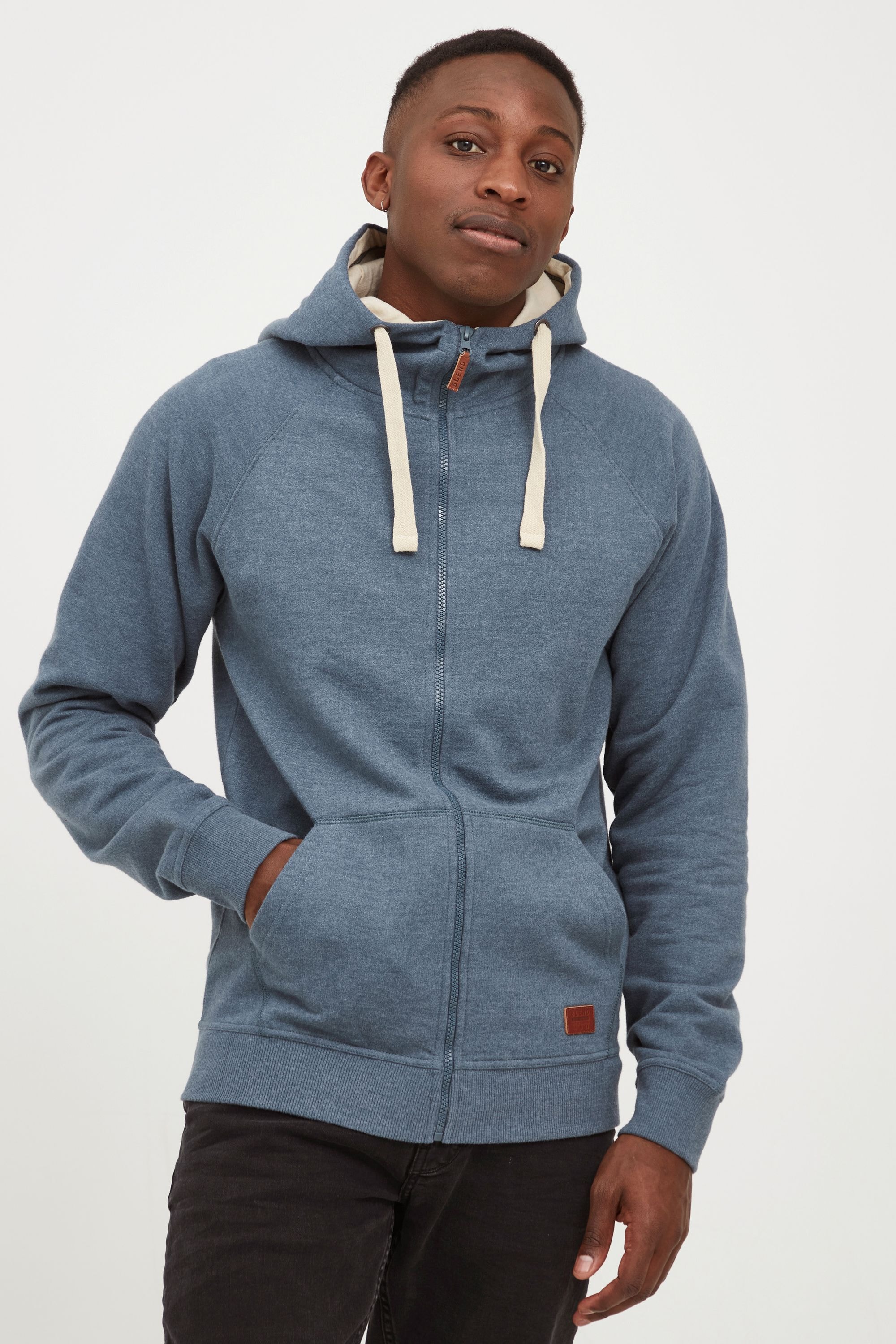 Blend Kapuzenpullover "BHSpeedy", Stilvolle Kapuzensweatjacke mit hochabsch günstig online kaufen