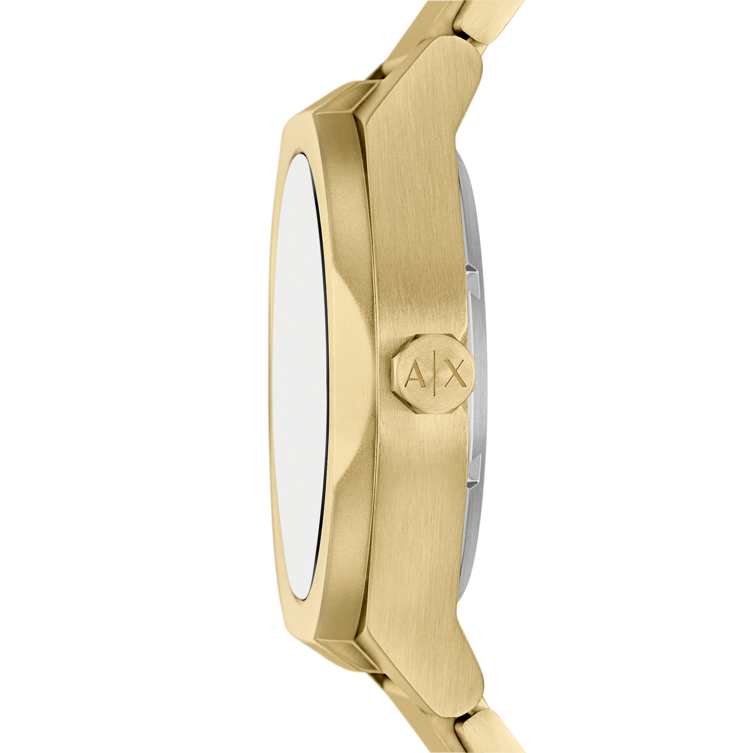 ARMANI EXCHANGE Automatikuhr »SYNC« Armbanduhr, Herrenuhr, Edelstahlarmband, analog, 12/24-Std.-Anzeige