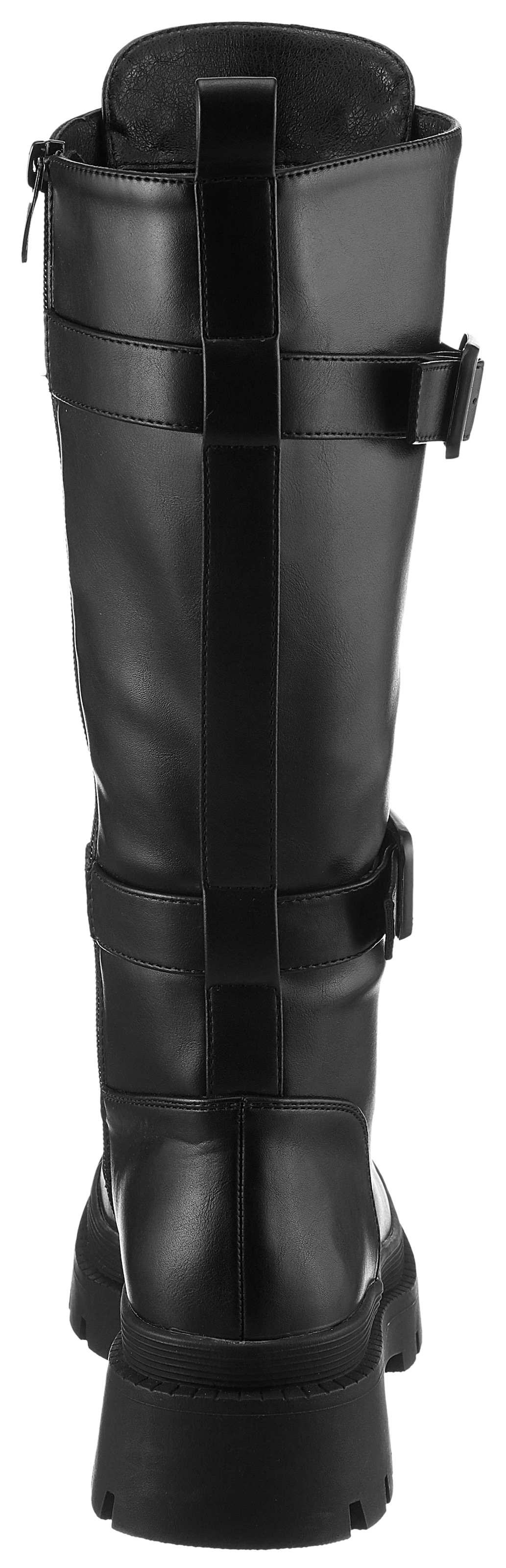 Aniston SHOES Schnürstiefel, Langschaftstiefel, Profilsohle, Festival - NEUE KOLLEKTION