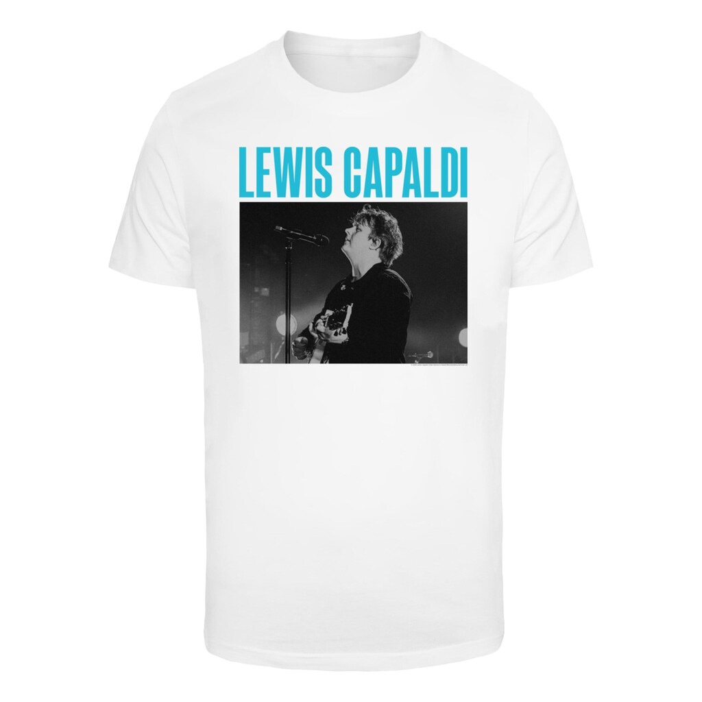 Merchcode T-Shirt »Merchcode Herren Lewis Capaldi - Photo Tour T-Shirt«, (1 tlg.)